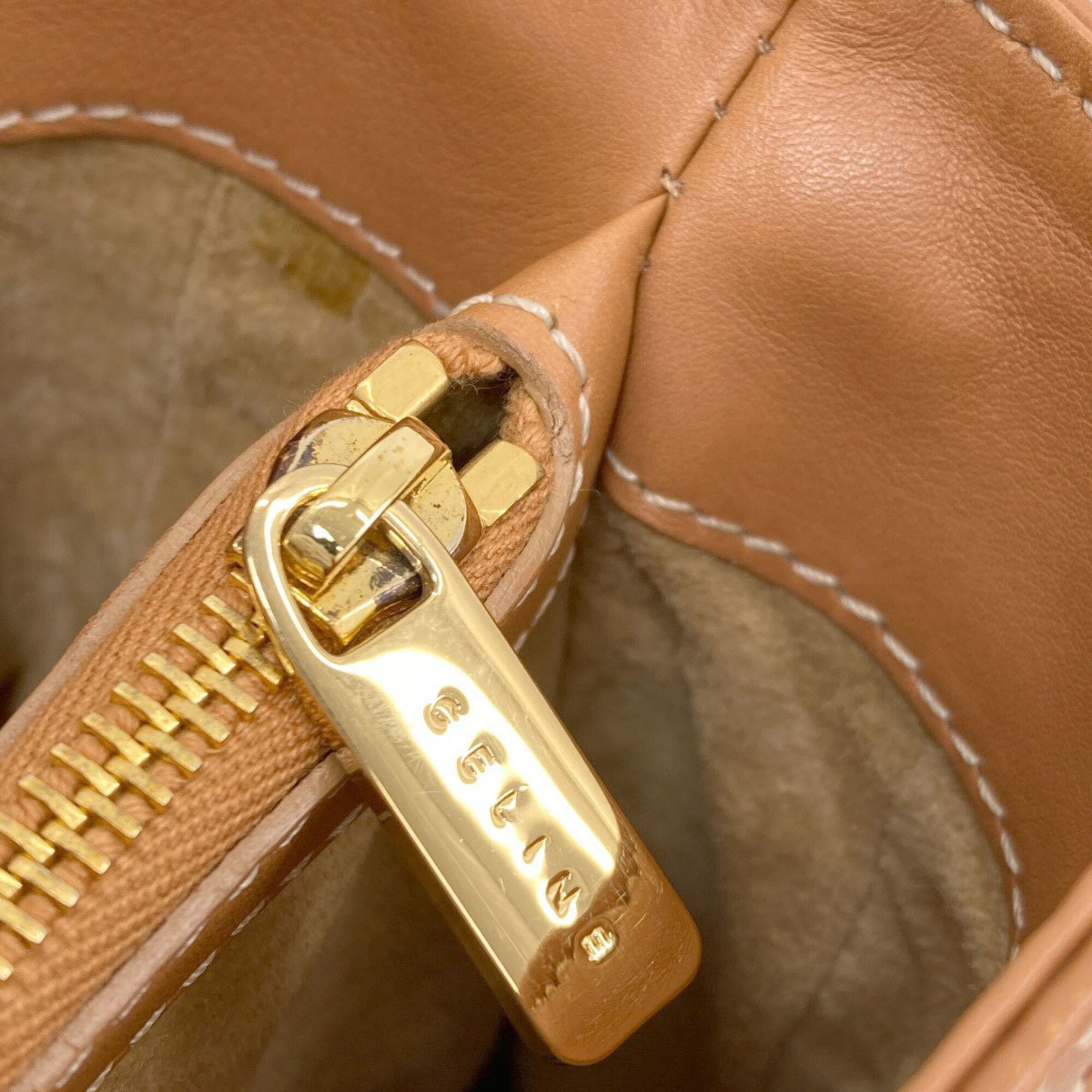 Celine Brown Leather Handbag (Pre-Owned)