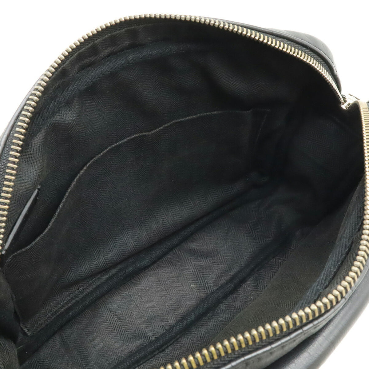 Loewe Black Leather Messenger Bag Shoulder Bag (Pre-Owned)