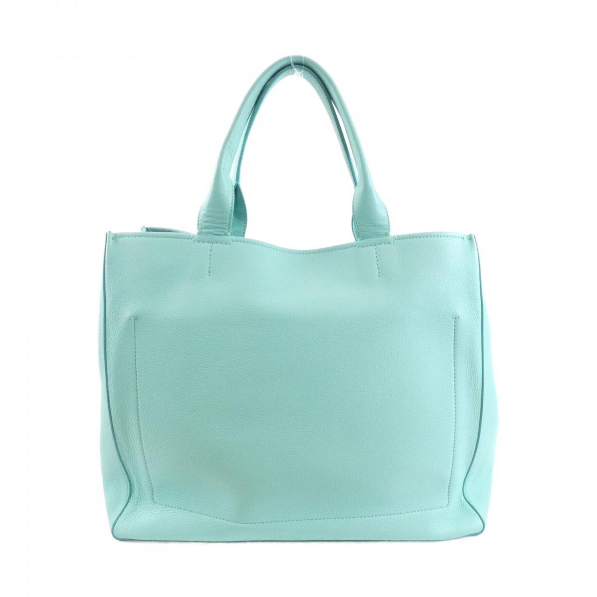 Tiffany Tiffany Blue Leather Handbag (Pre-Owned)