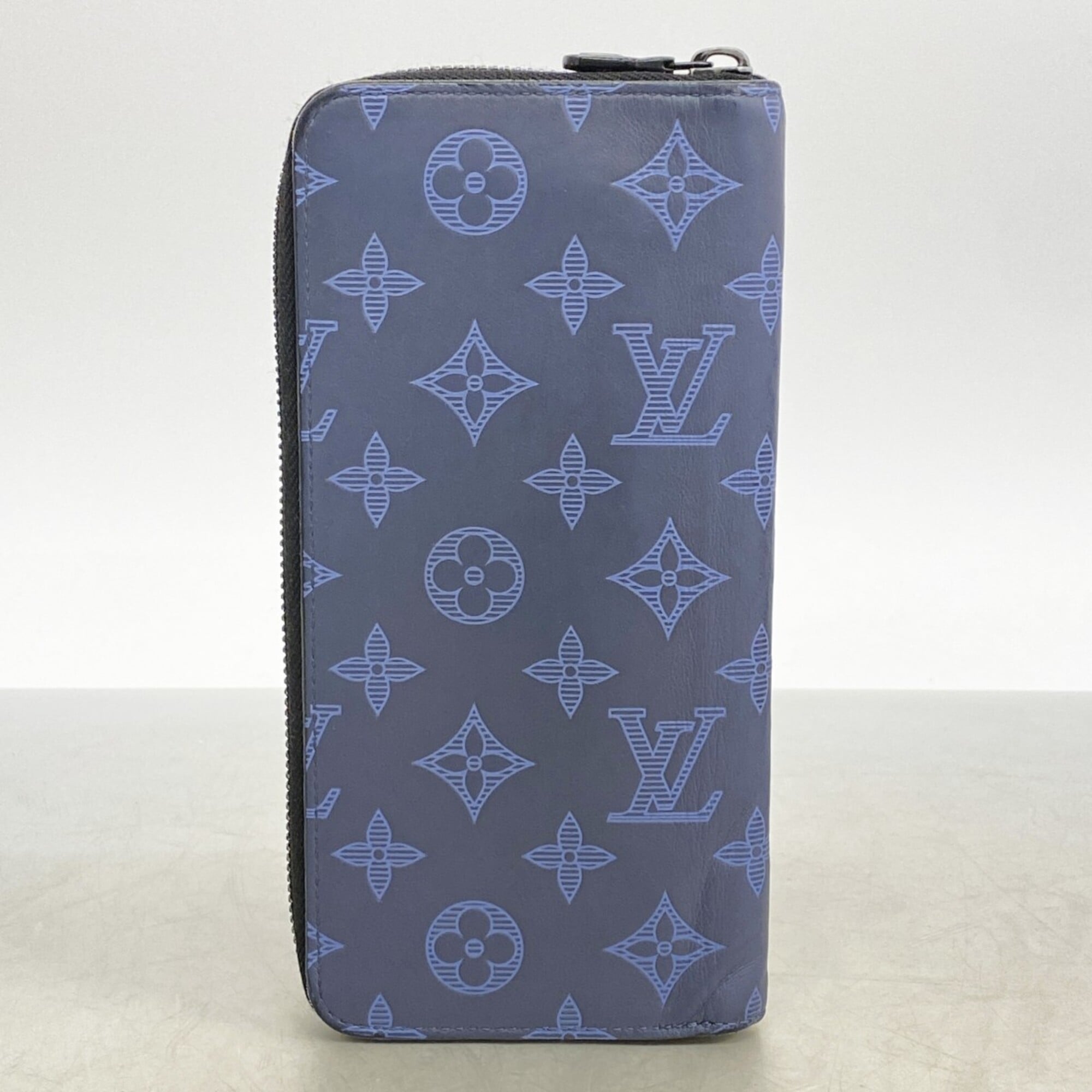 Louis Vuitton Navy Long Wallet (Bi-Fold) (Pre-Owned)