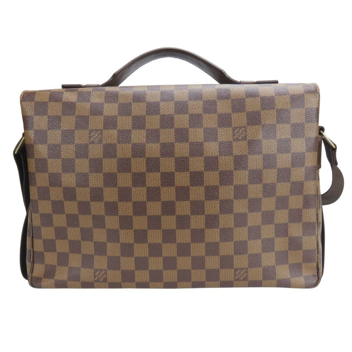 Louis Vuitton Brown Ebene Damier Canvas Handbag Shoulder Bag (Pre-Owned)