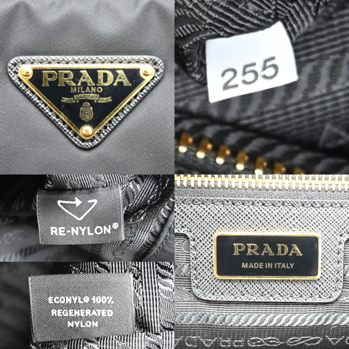 Prada Black Nero Nylon Tote Bag (Pre-Owned)