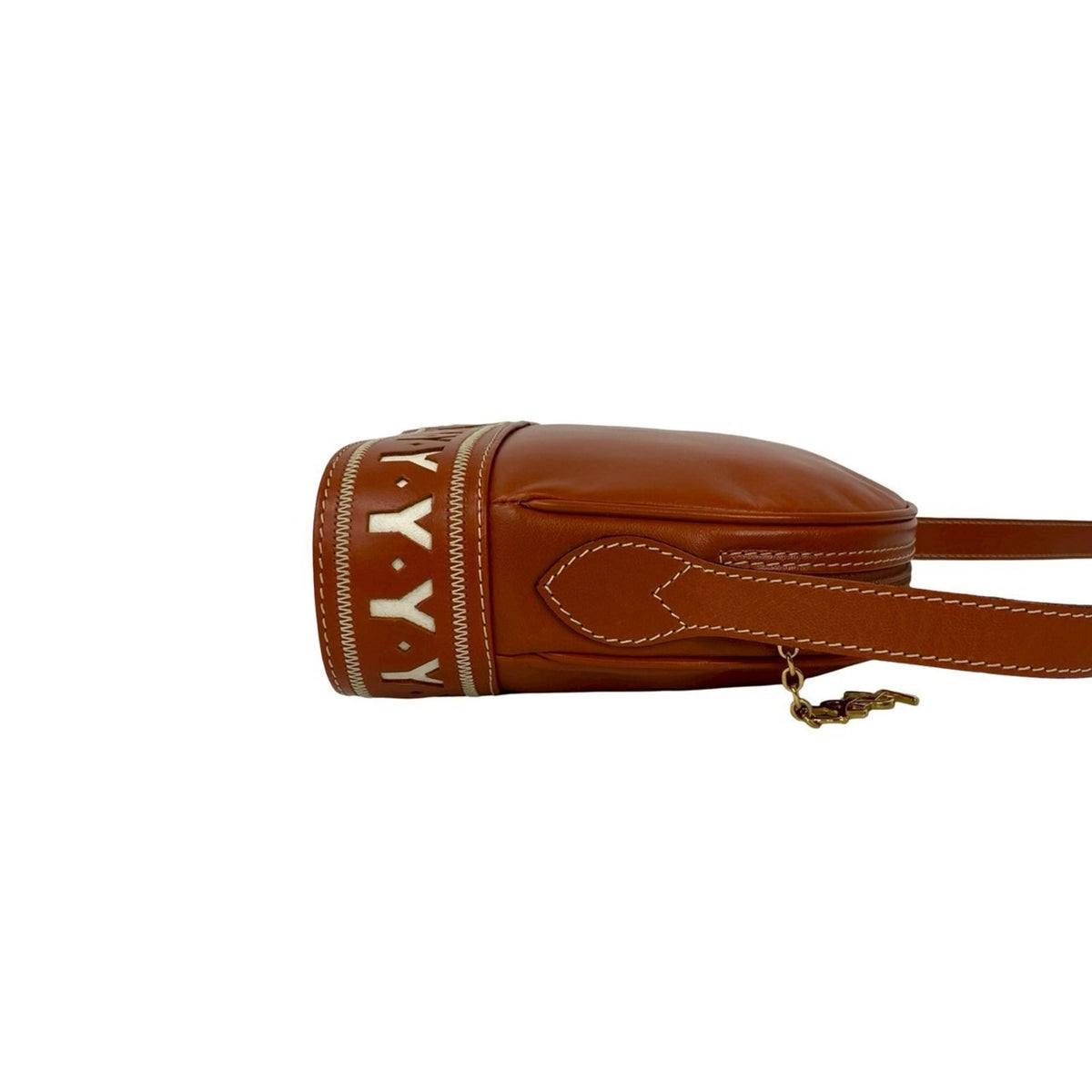 Yves Saint Laurent Brown Leather Shoulder Bag (Pre-Owned)