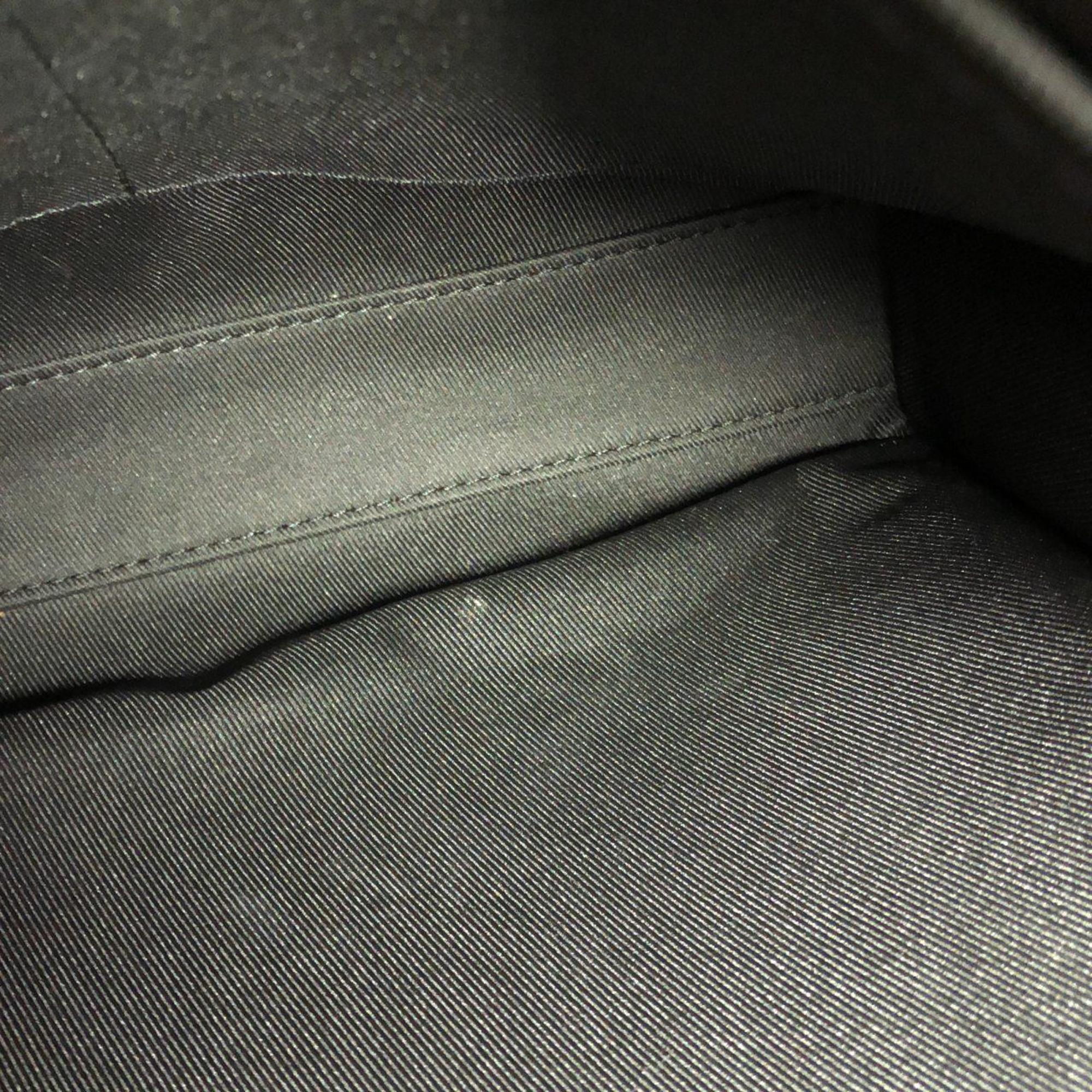 Louis Vuitton Black Coated Canvas Handbag (Pre-Owned)