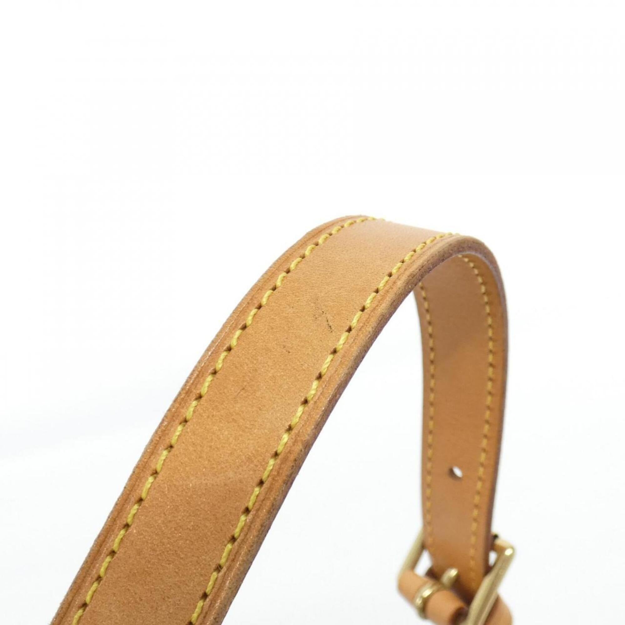 Louis Vuitton Marron Coated Canvas Shoulder Bag (Pre-Owned)
