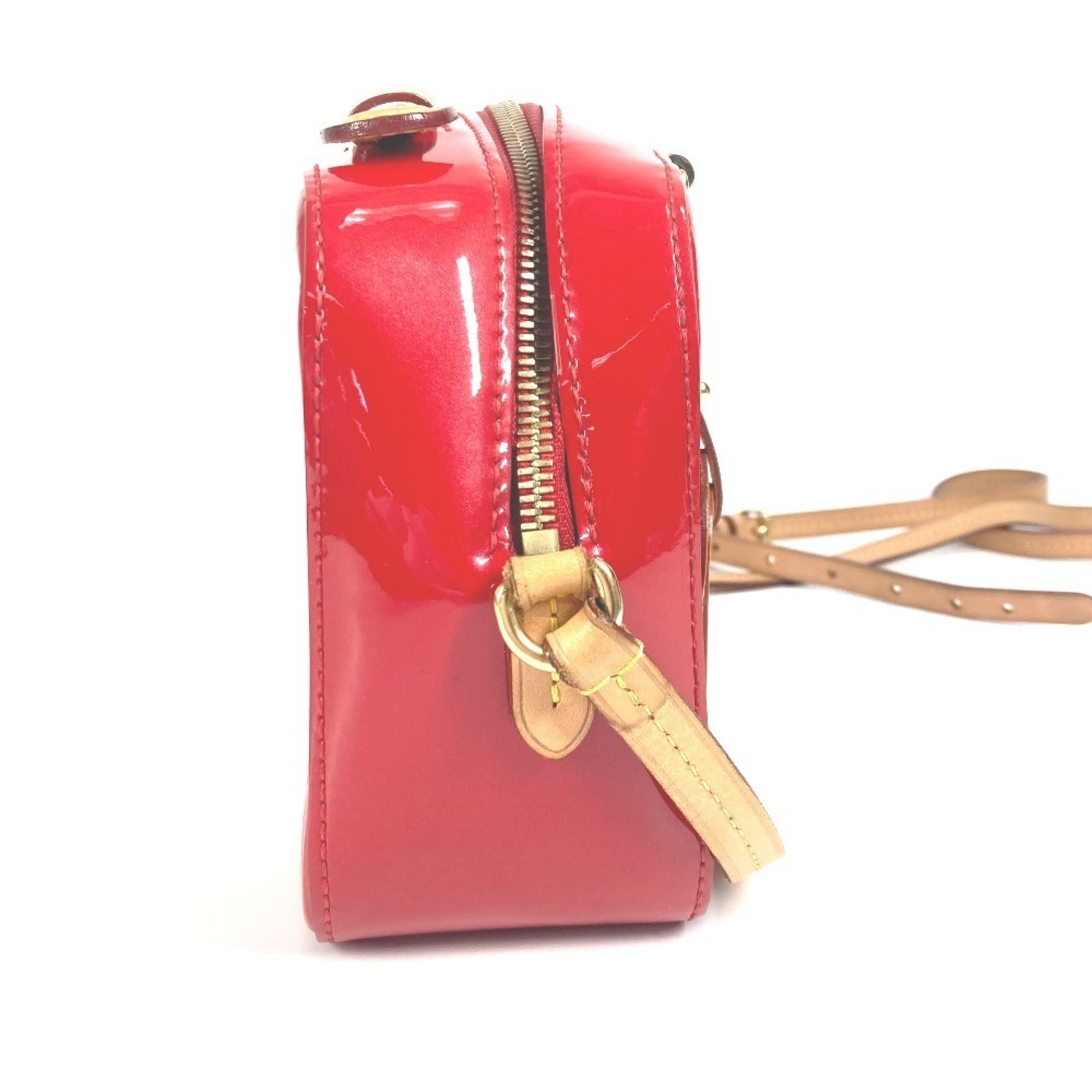 Louis Vuitton Monogram Vernis Cerise Red Color Monogram Vernis Handbag Shoulder Bag (Pre-Owned)