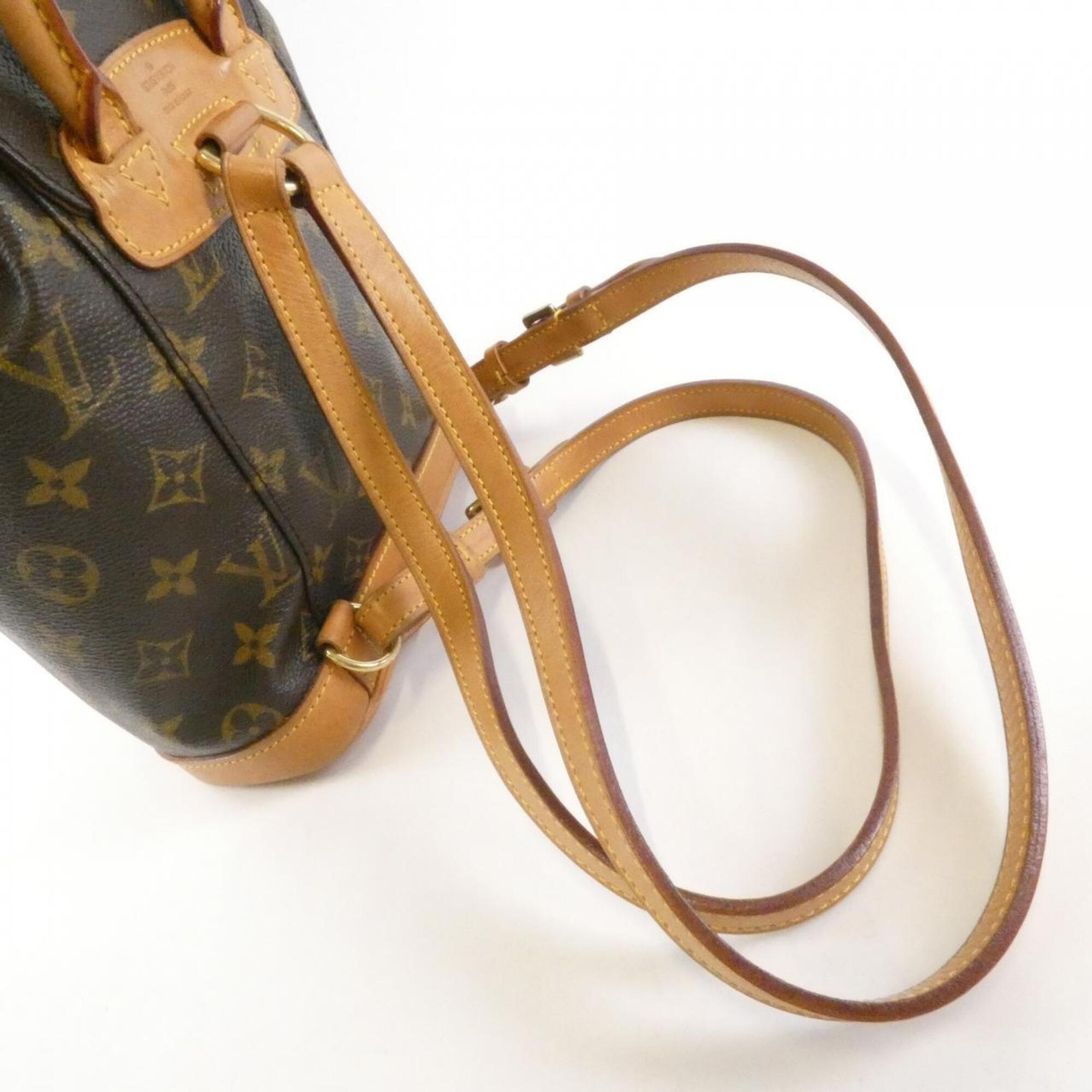 Louis Vuitton Brown Coated Canvas Backpack (Pre-Owned)