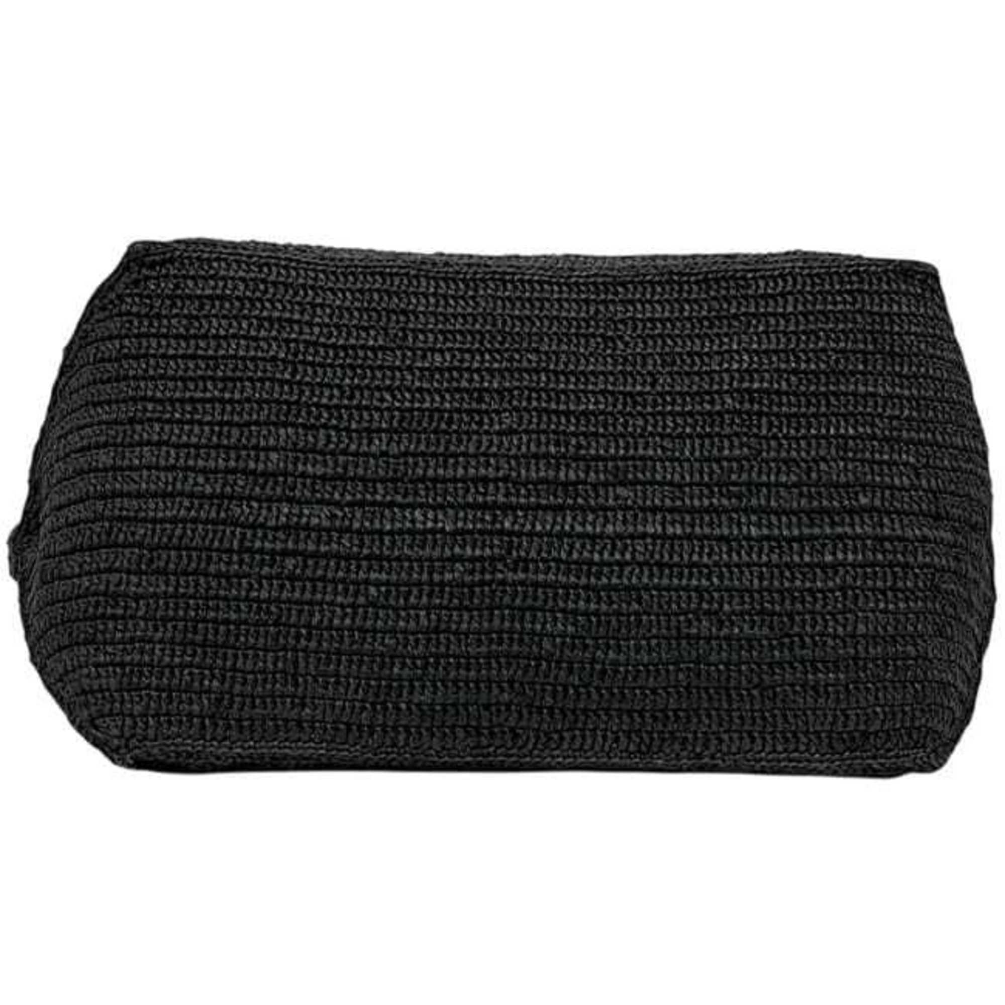 Loewe Black Raffia Tote Bag (Pre-Owned)