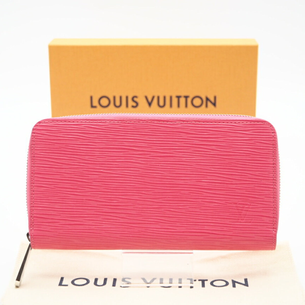 Louis Vuitton Epi Pink Leather Long Bill Wallet (Bi-Fold) (Pre-Owned)