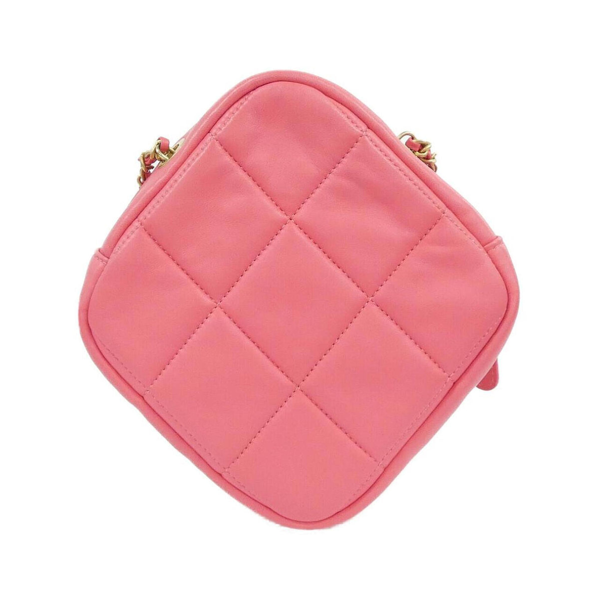 Chanel Pink Leather Shoulder Bag (Pre-Owned)