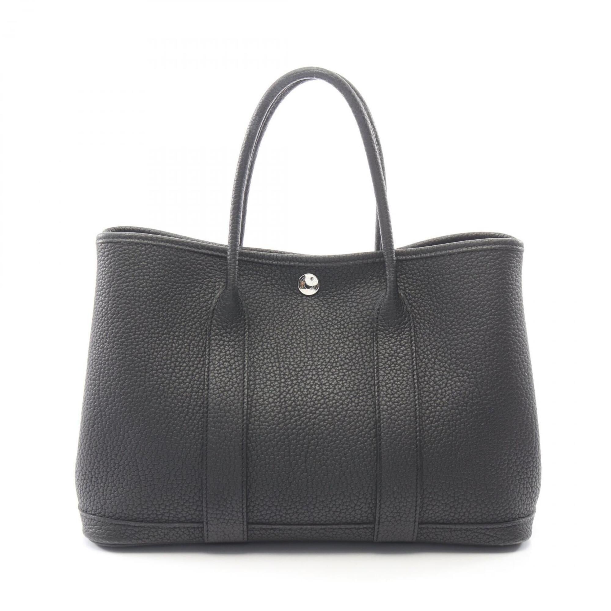 Hermes Black Negonda Leather Leather Handbag Tote Bag (Pre-Owned)