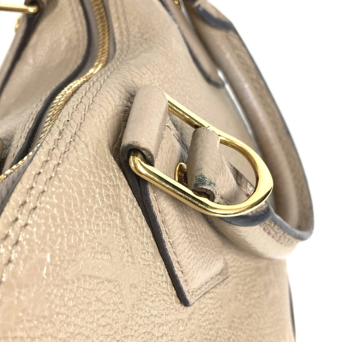Louis Vuitton Beige Monogram Empreinte Leather Handbag Tote Bag (Pre-Owned)