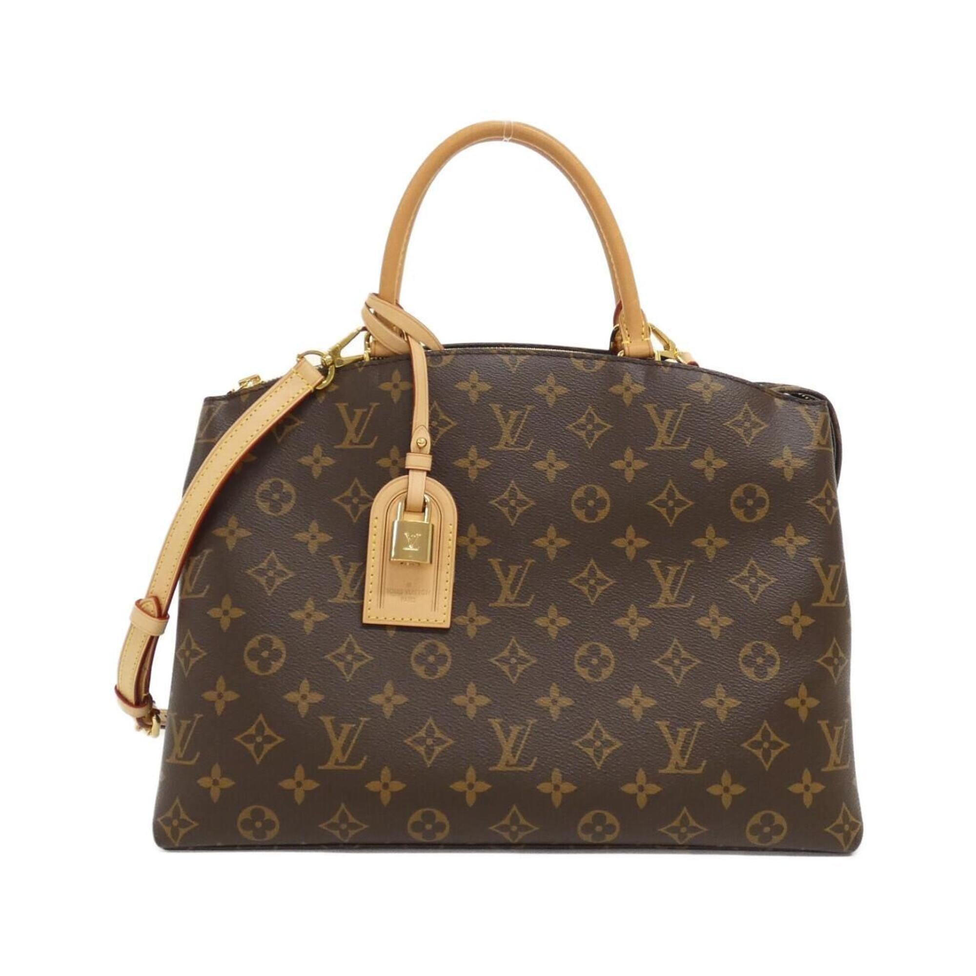 Louis Vuitton Marron Coated Canvas Handbag (Pre-Owned)