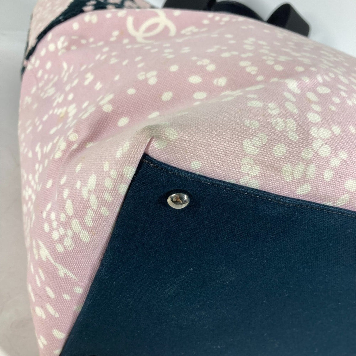 Chanel Pink Cotton Shoulder Bag (Pre-Owned)