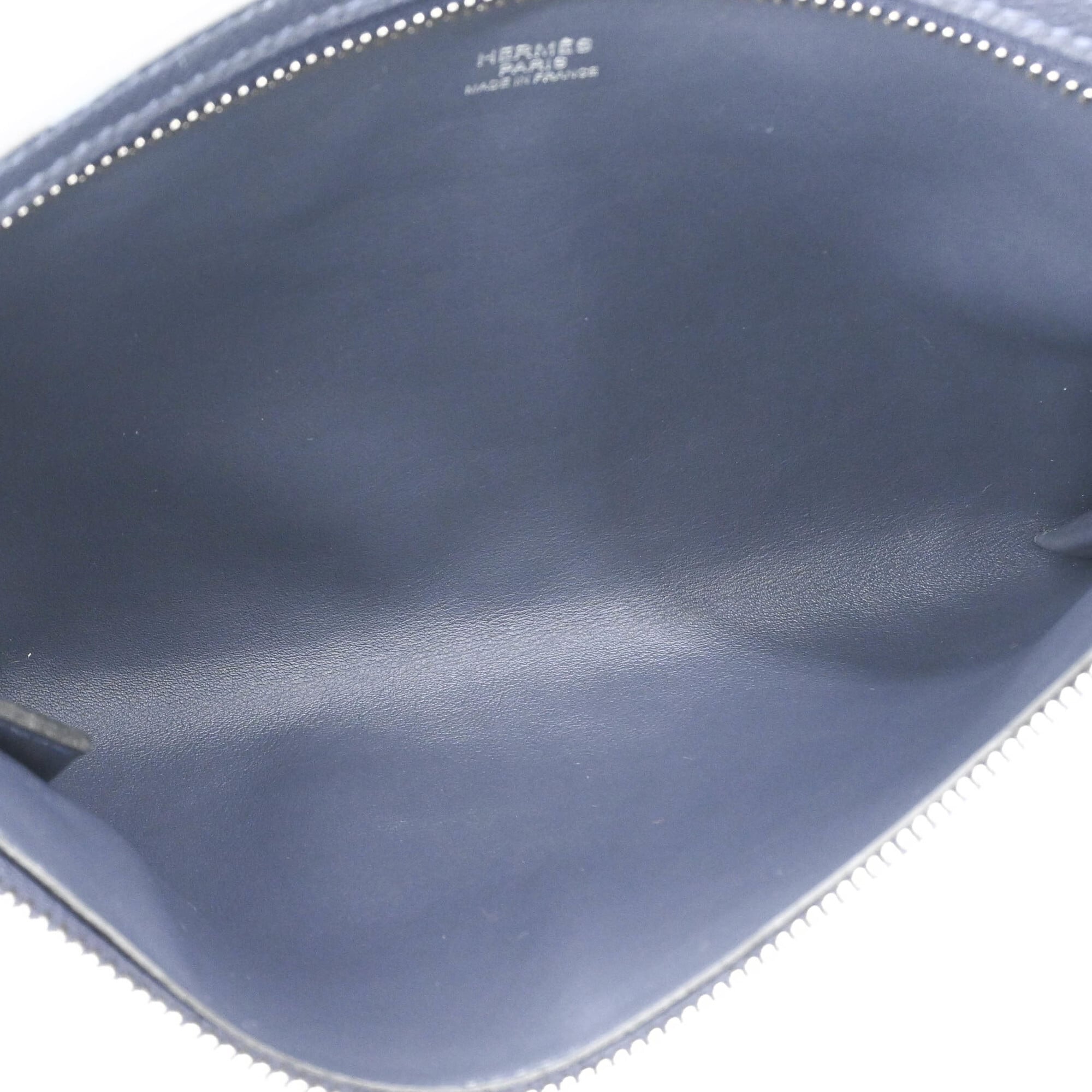 Hermes Navy Evercalf Leather Sling Bag (Pre-Owned)
