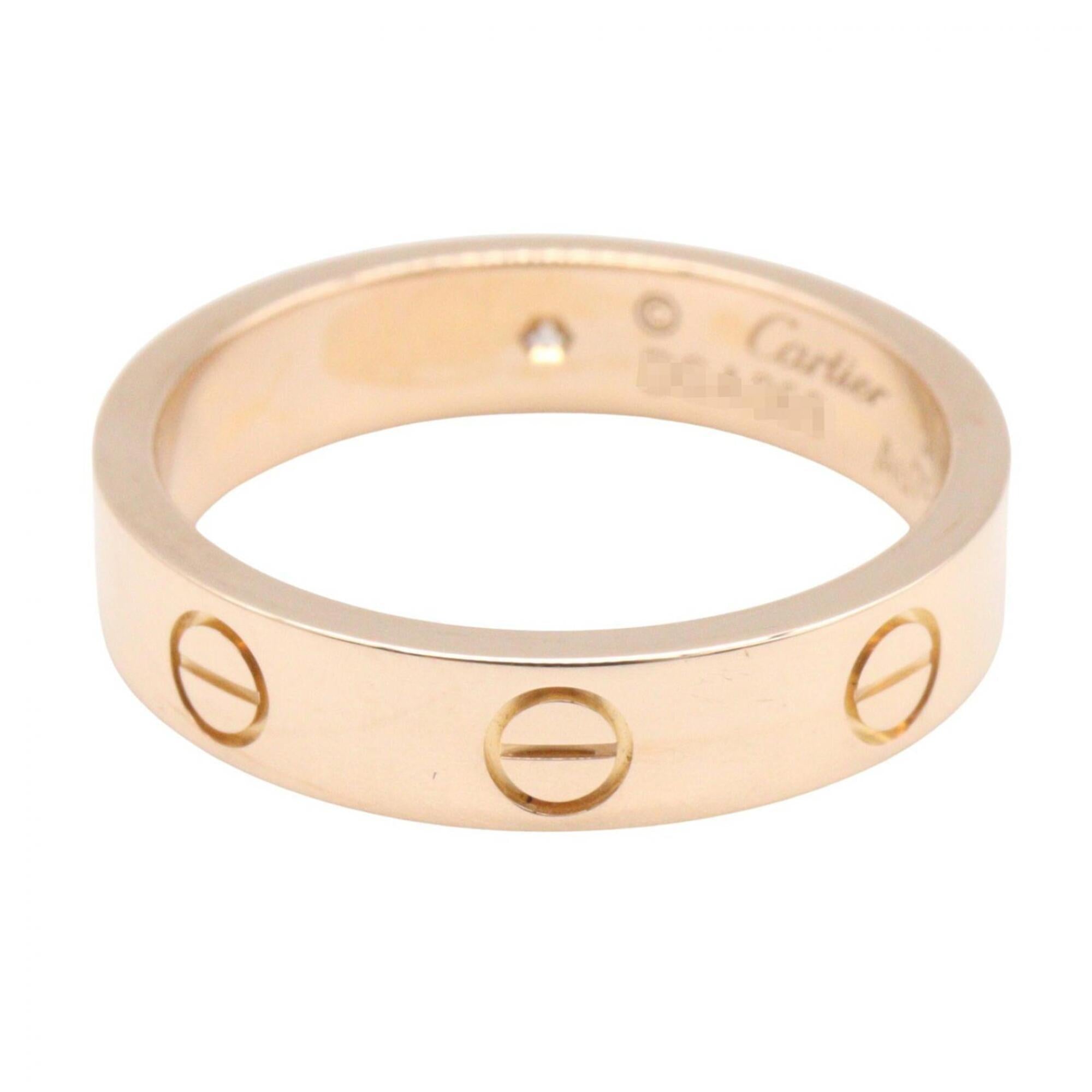 Cartier Gold Clear Pink Gold (18K) Band Ring (Pre-Owned)