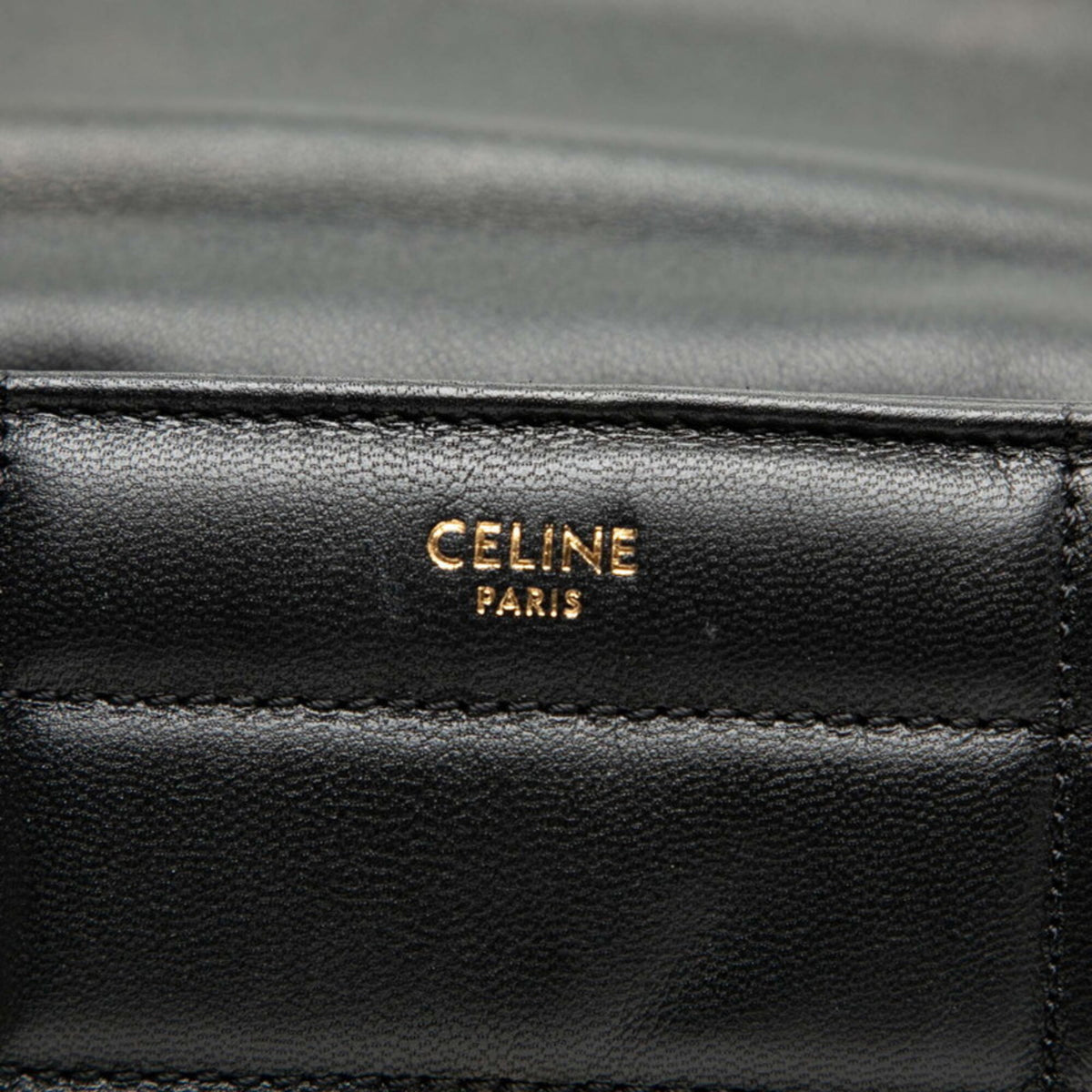 Celine Black Leather Shoulder Bag (Pre-Owned)