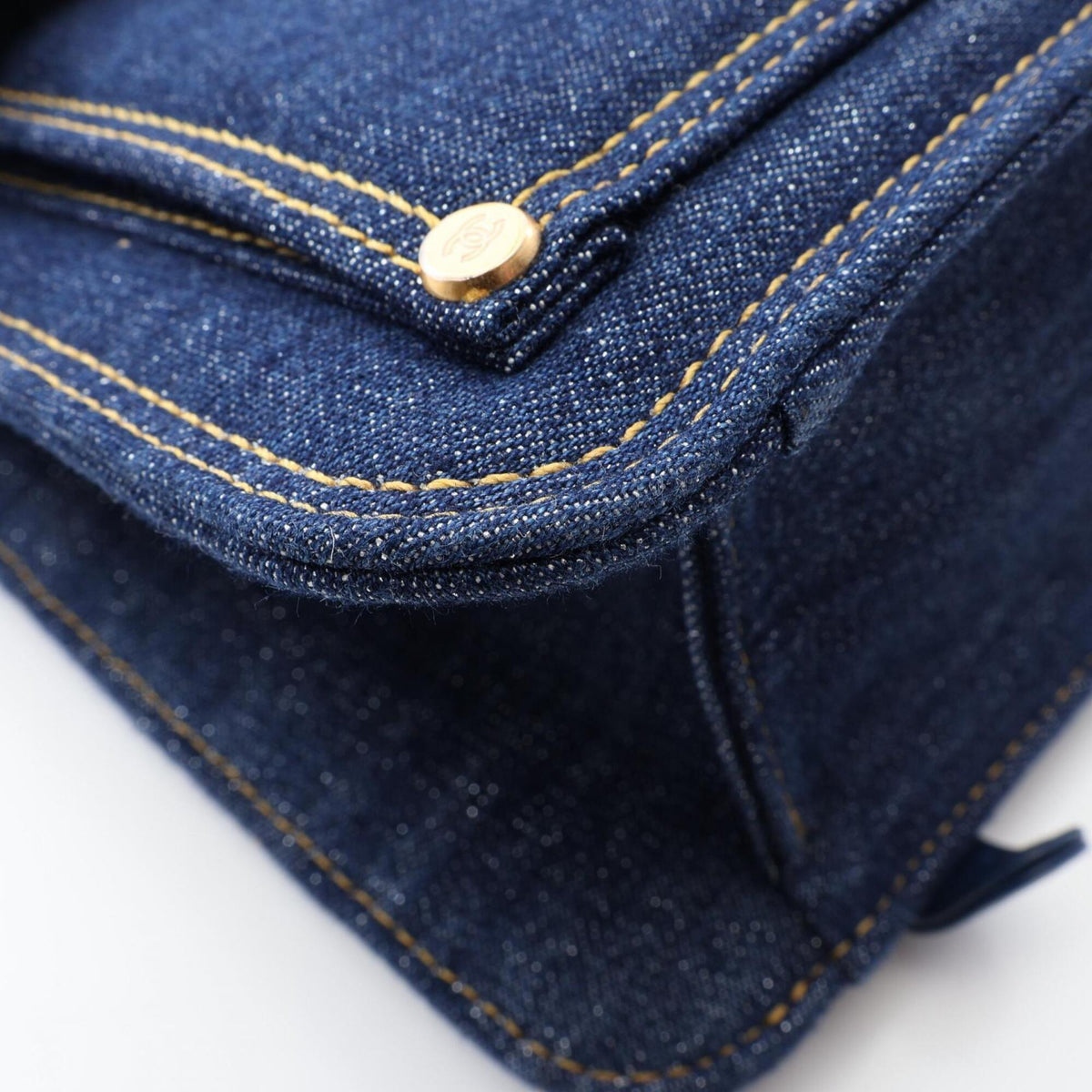 Chanel Blue Denim Backpack (Pre-Owned)