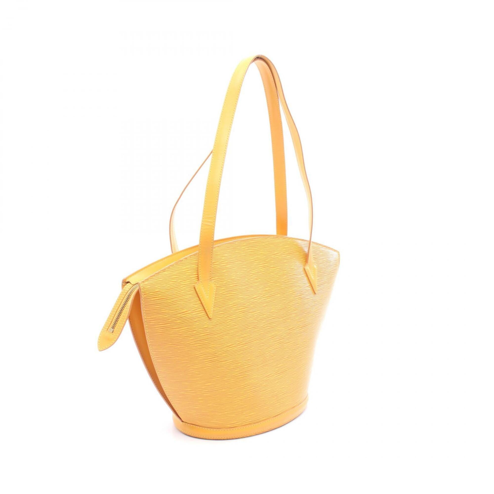 Louis Vuitton Yellow Epi Leather Handbag Shoulder Bag (Pre-Owned)