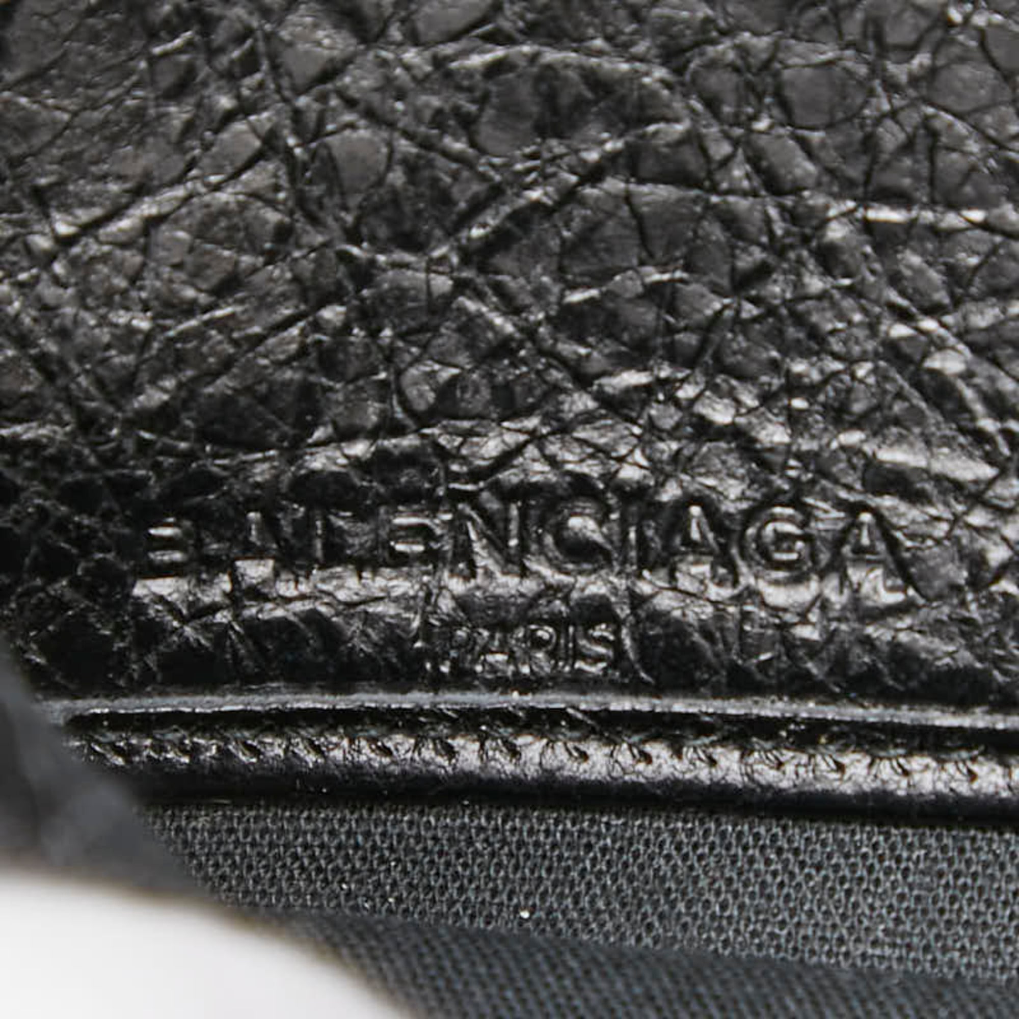 Balenciaga Black Leather Long Wallet (Bi-Fold) (Pre-Owned)