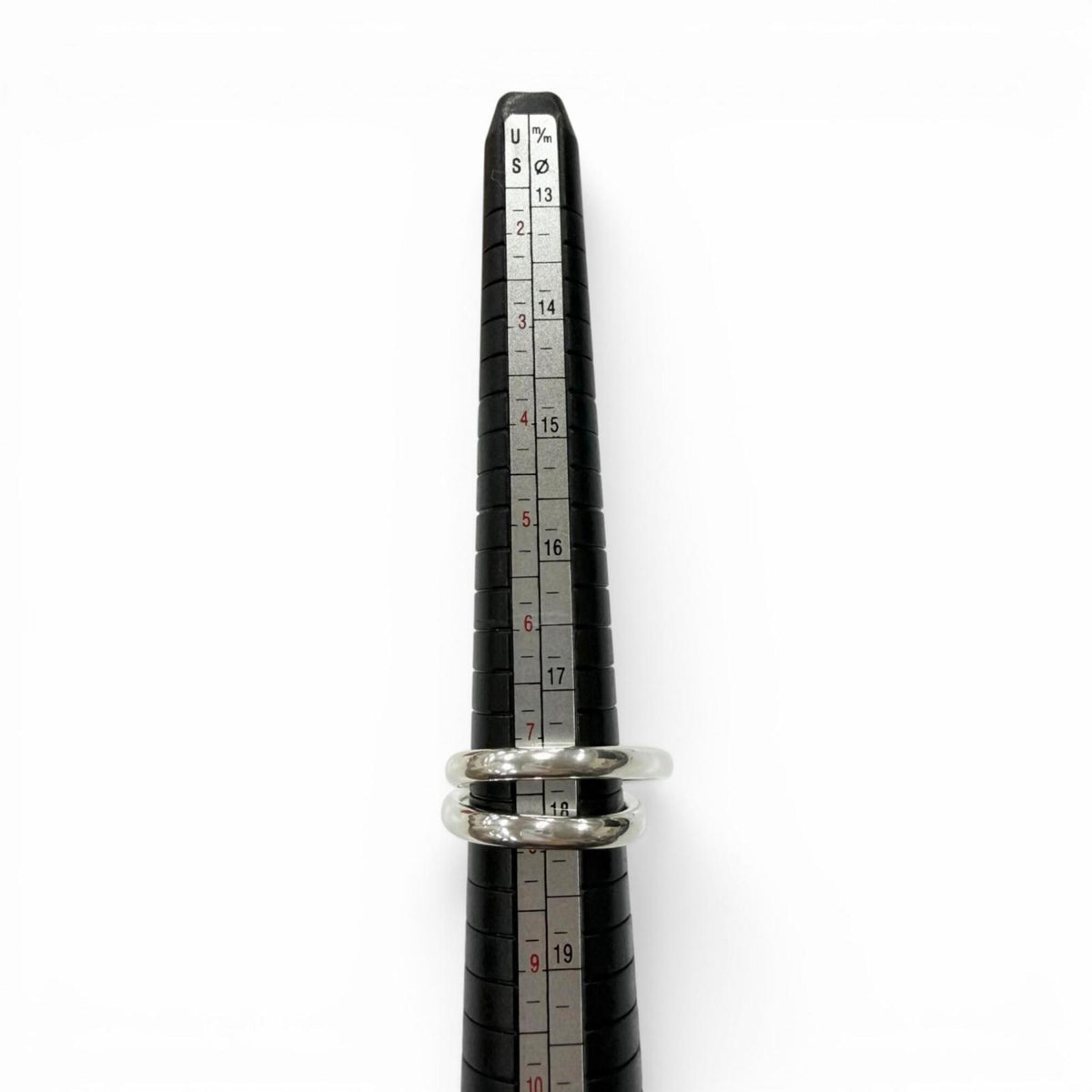 Hermes Silver Silver 925 Band Ring (Pre-Owned)