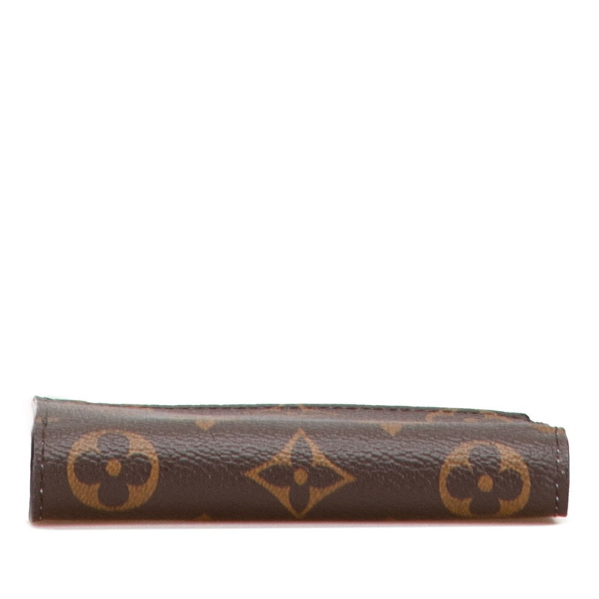 Louis Vuitton Monogram Brown Pvc Leather Wallet (Bi-Fold) (Pre-Owned)