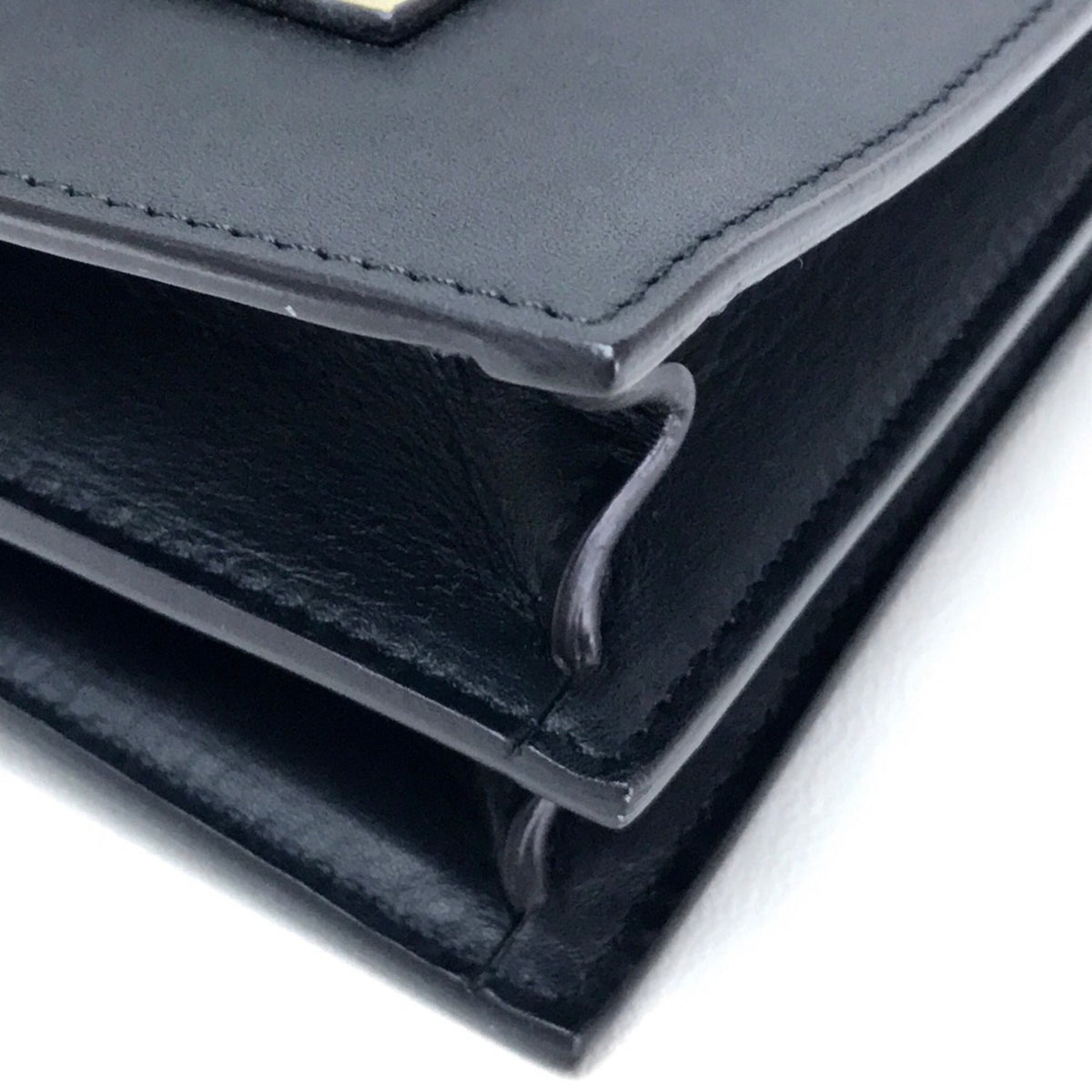 Celine Blue Leather Clutch Bag (Pre-Owned)
