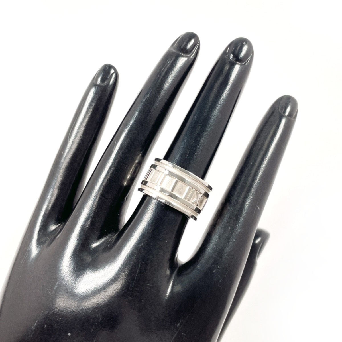 Tiffany Silver Silver 925 Band Ring (Pre-Owned)