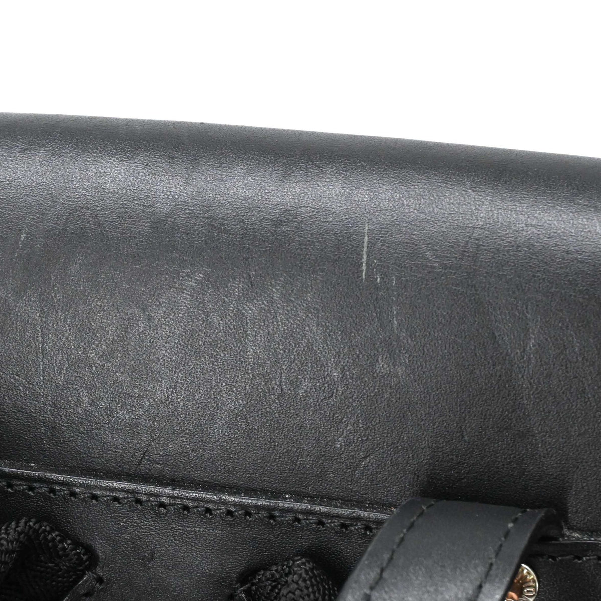 Louis Vuitton Black Brown Leather Backpack (Pre-Owned)