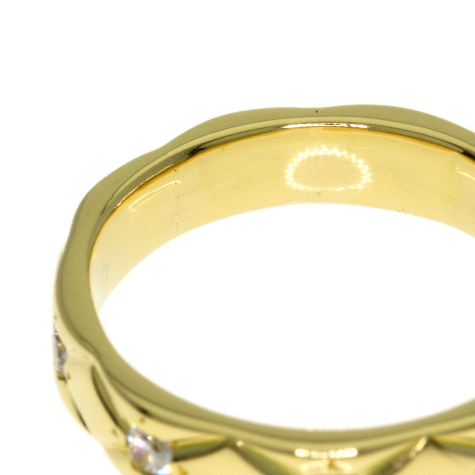 Chanel Matelasse Yellow Gold (18K) Band Ring (Pre-Owned)
