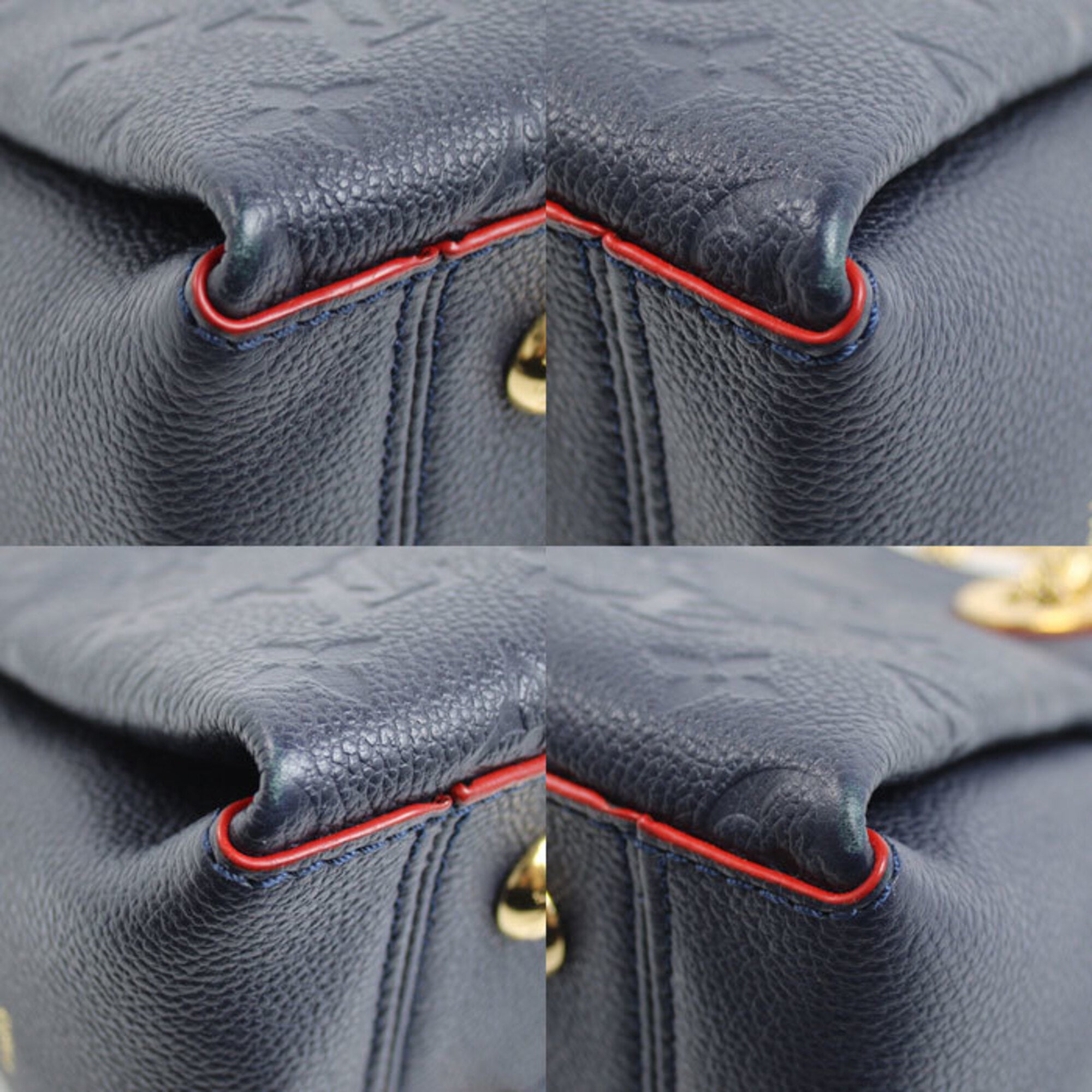 Louis Vuitton Marine Rouge Monogram Empreinte Shoulder Bag (Pre-Owned)