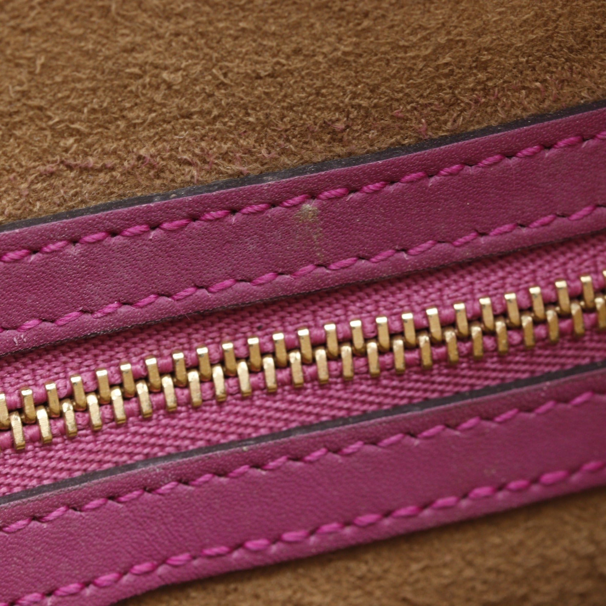 Gucci Brown Leather Handbag (Pre-Owned)