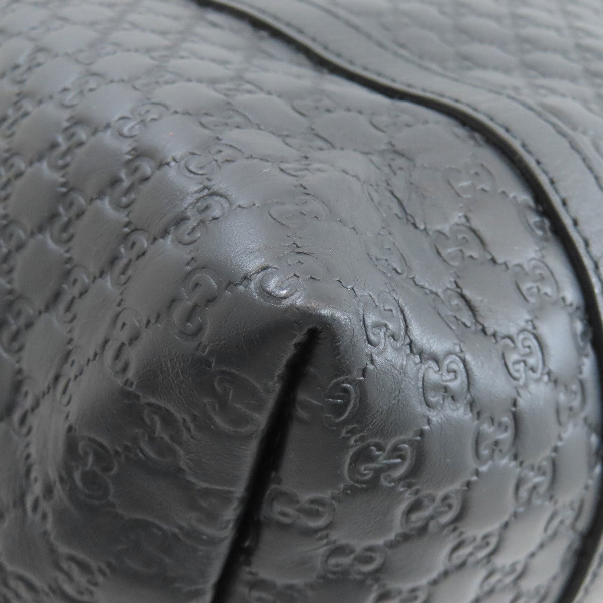 Gucci Black Leather Tote Bag (Pre-Owned)