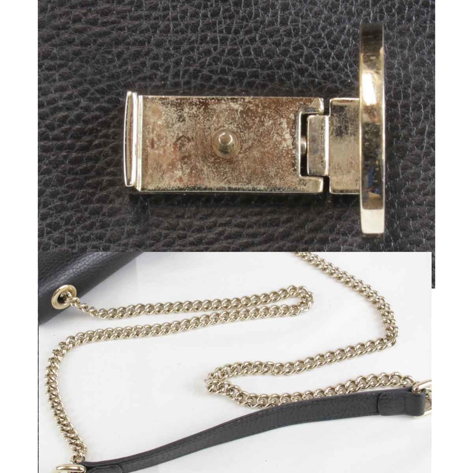 Gucci Black Leather Shoulder Bag (Pre-Owned)
