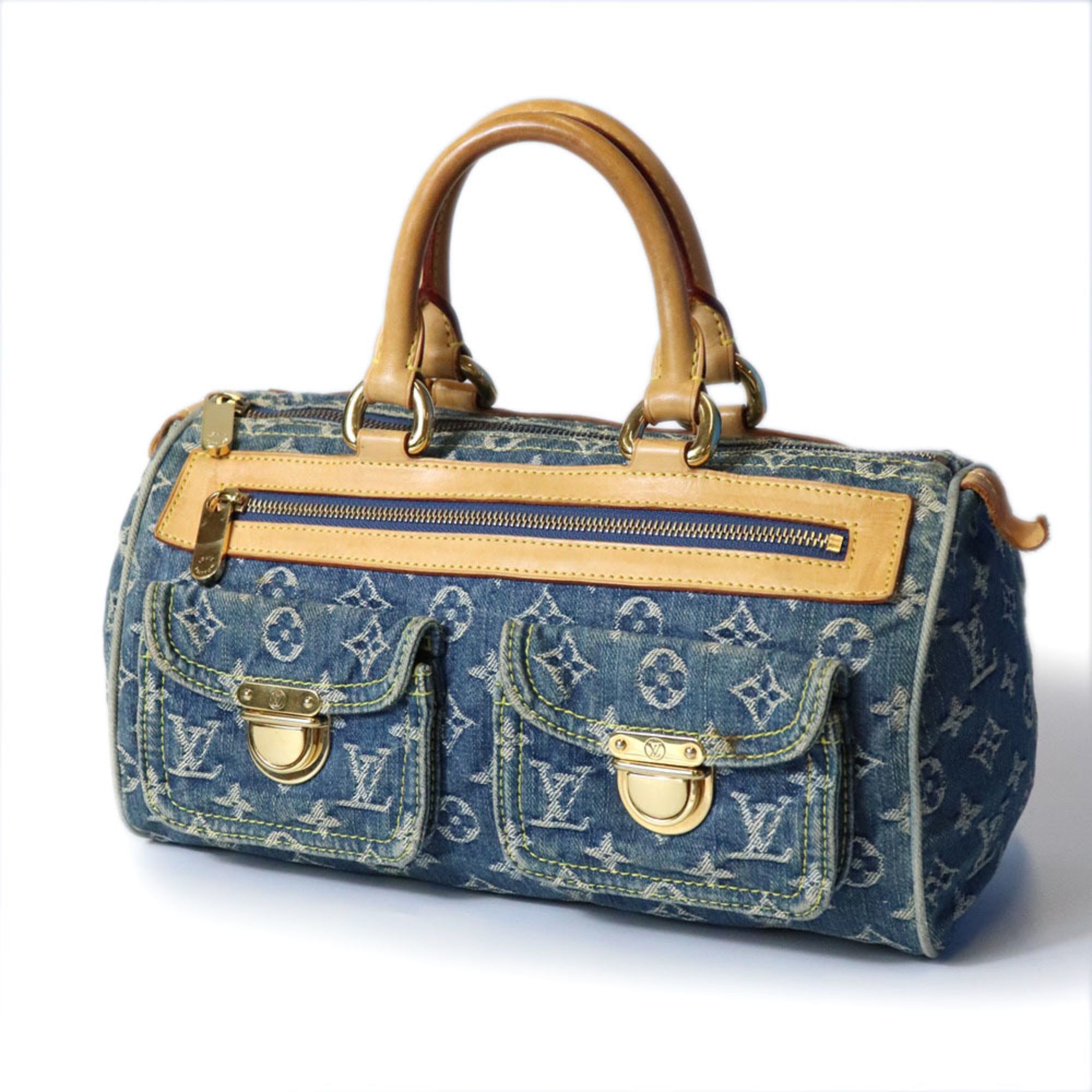 Louis Vuitton Blue Monogram Monogram Denim Handbag (Pre-Owned)