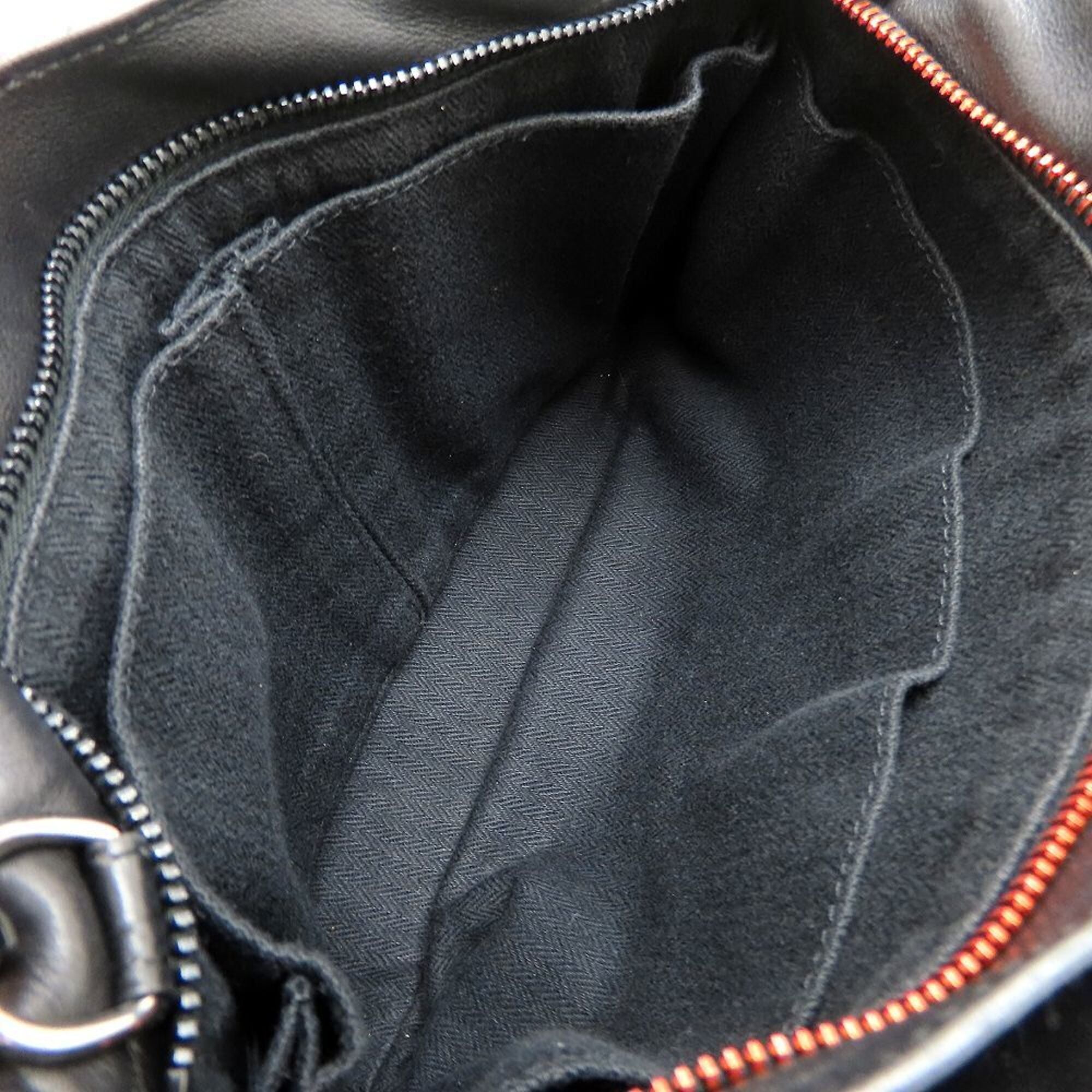 Hermes Black Veau Derma Handbag (Pre-Owned)