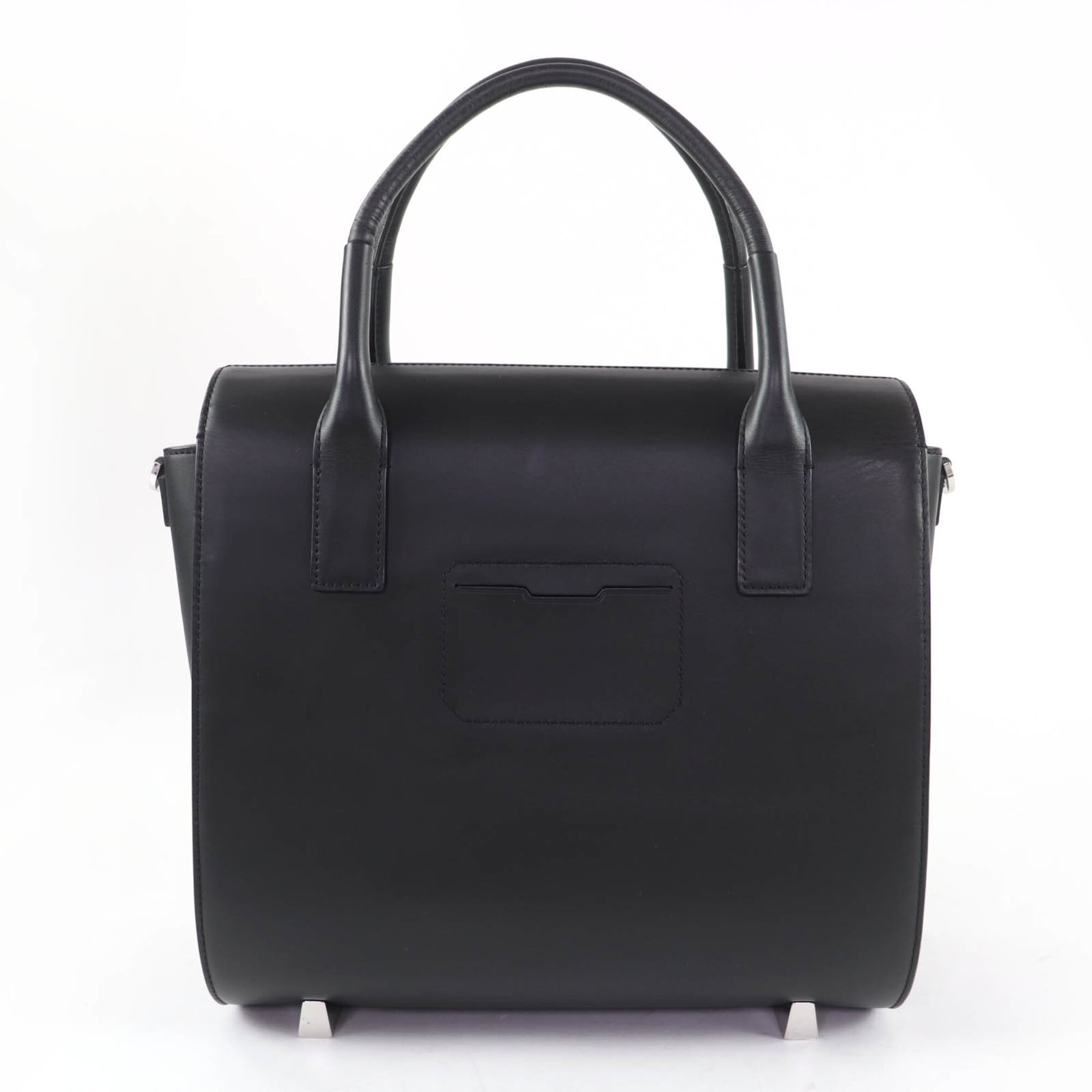 Alexander Wang Black Leather Handbag Shoulder Bag (Pre-Owned)