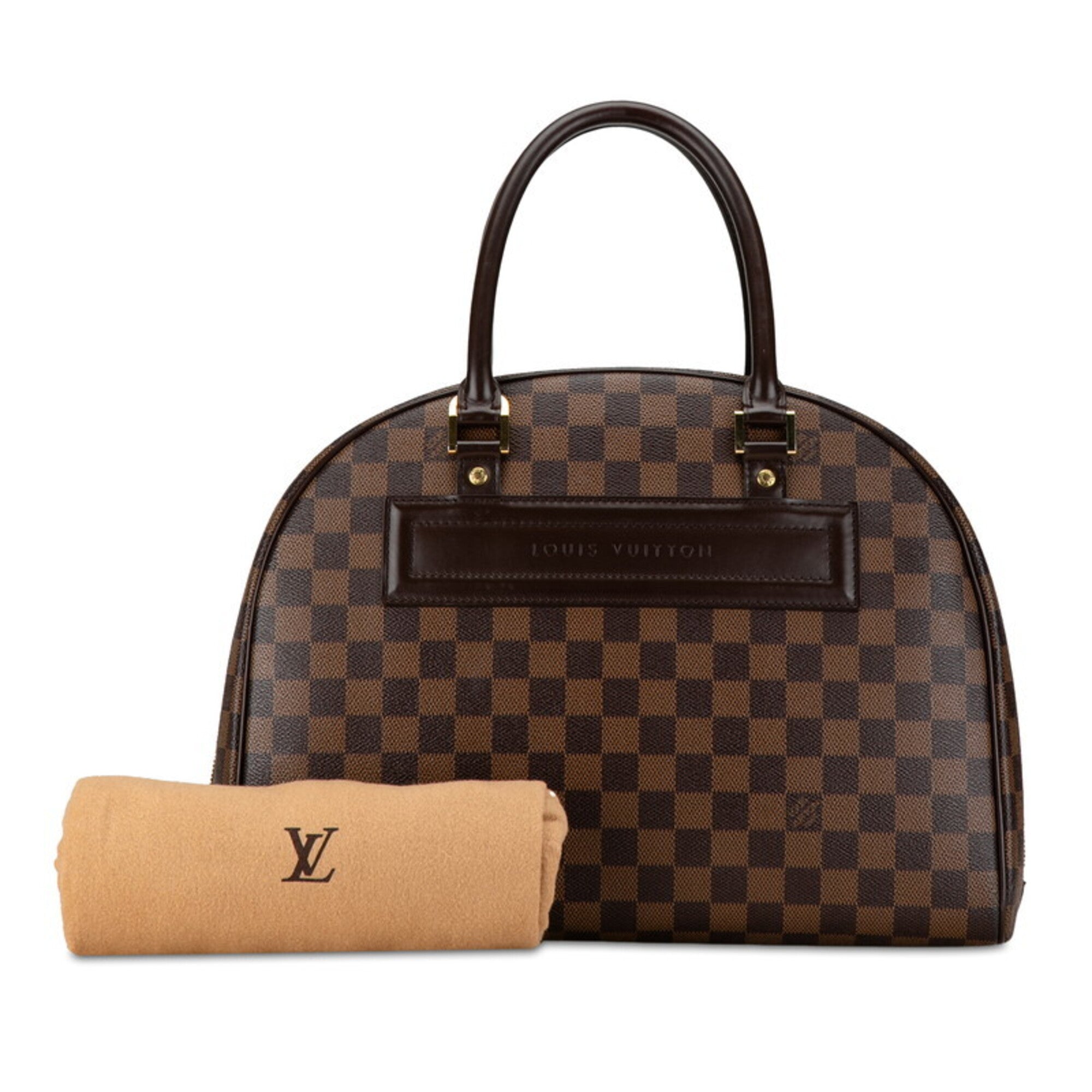 Louis Vuitton Brown Pvc Leather Handbag (Pre-Owned)