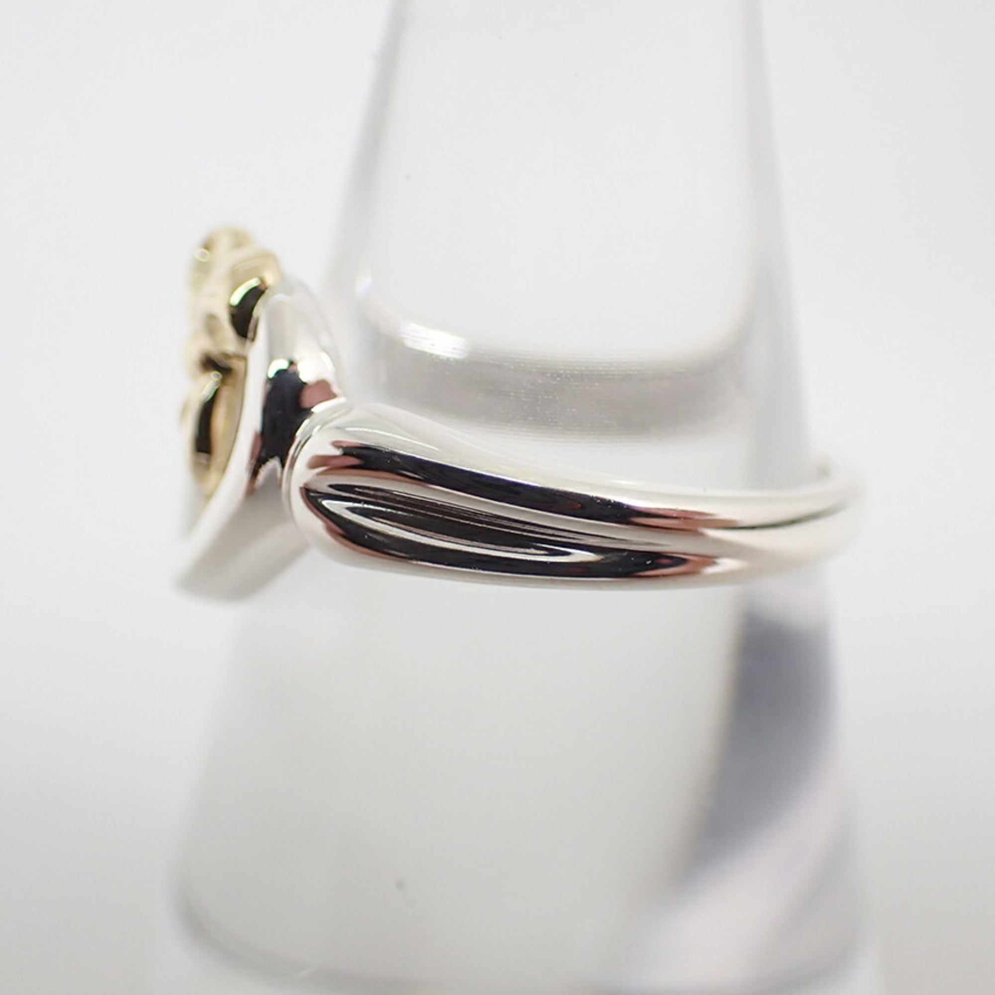 Tiffany Yellow Gold (18K) Sterling Silver 925 Band Ring (Pre-Owned)