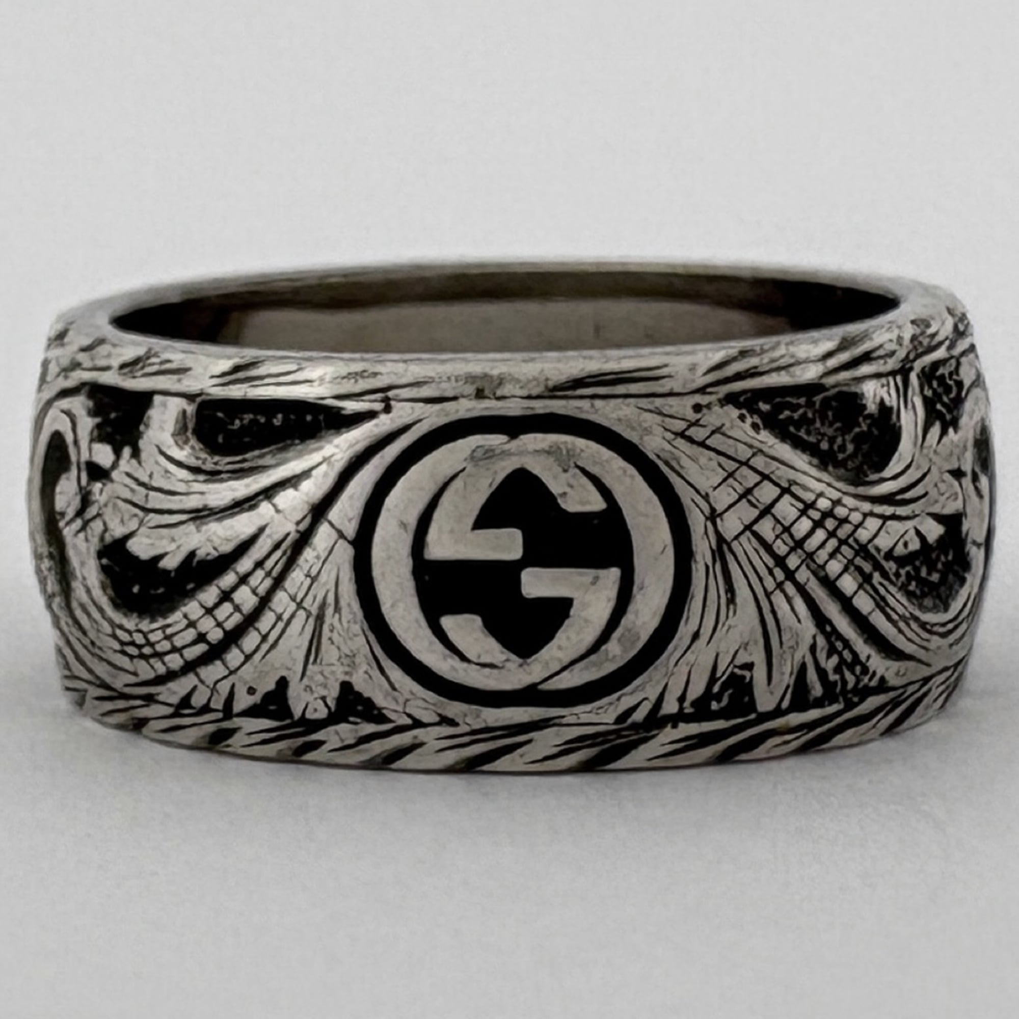 Gucci Silver Silver 925 Band Ring (Pre-Owned)