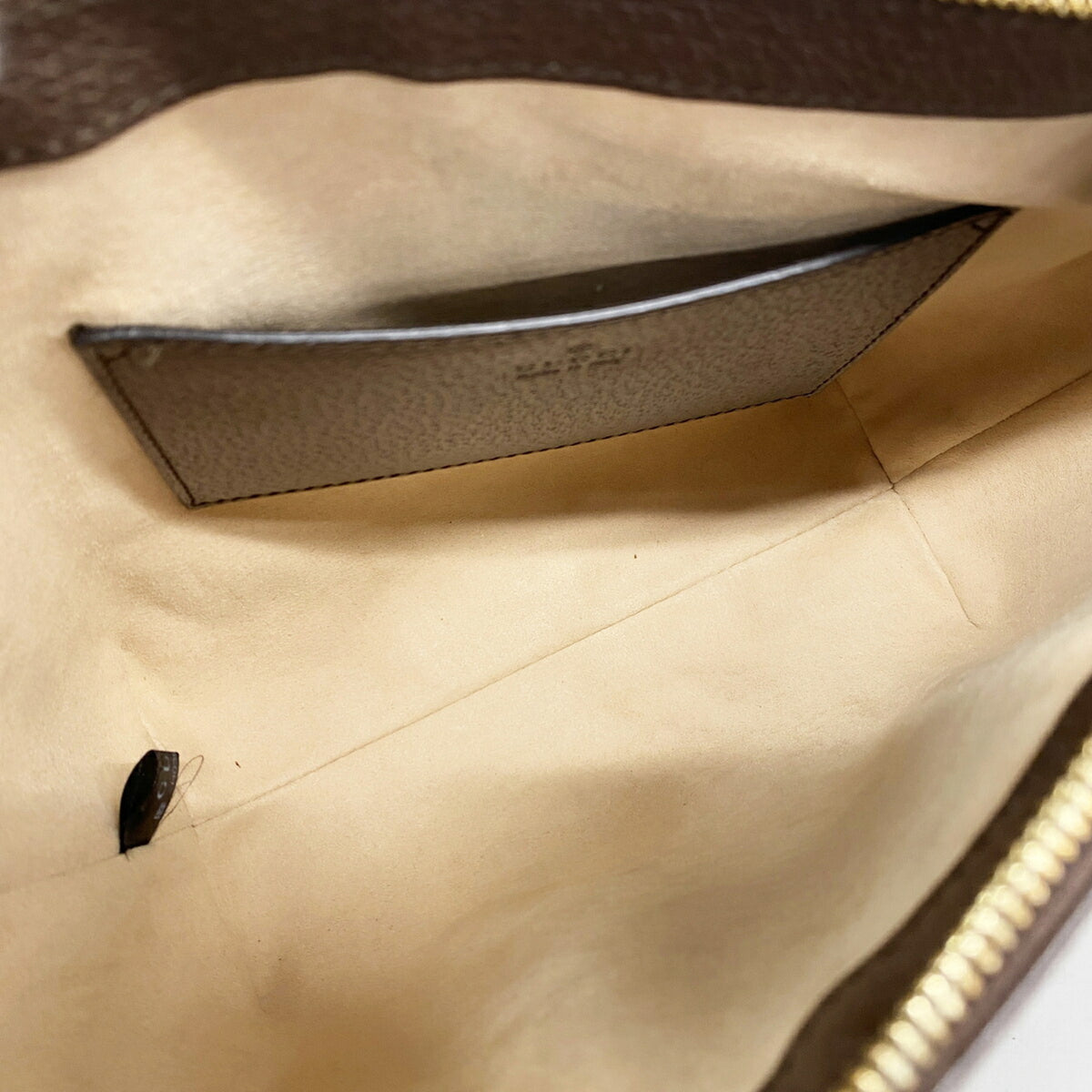 Gucci Brown Pvc Handbag (Pre-Owned)