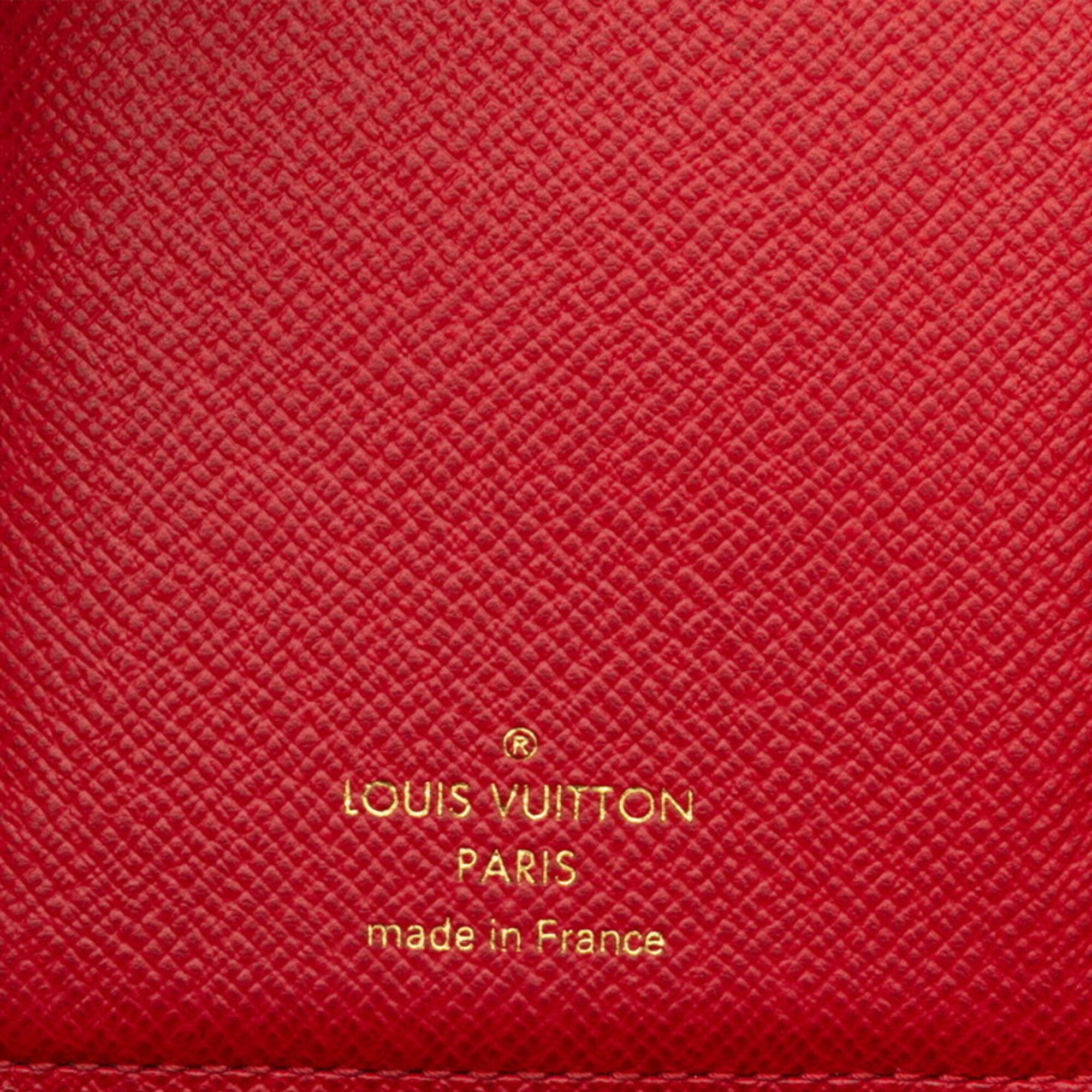 Louis Vuitton Brown Pvc Leather Wallet (Tri-Fold) (Pre-Owned)