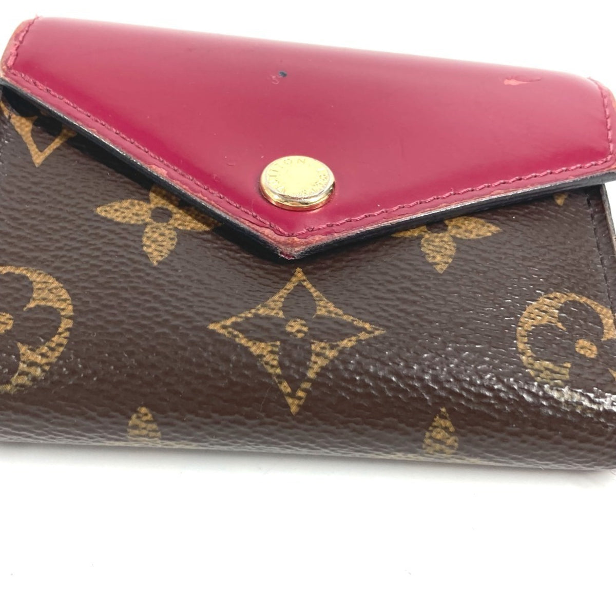 Louis Vuitton Brown Monogram Wallet (Tri-Fold) (Pre-Owned)