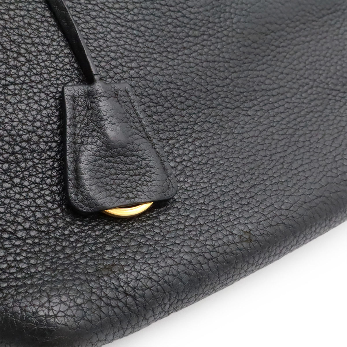 Prada Black Nero Leather Handbag Shoulder Bag (Pre-Owned)