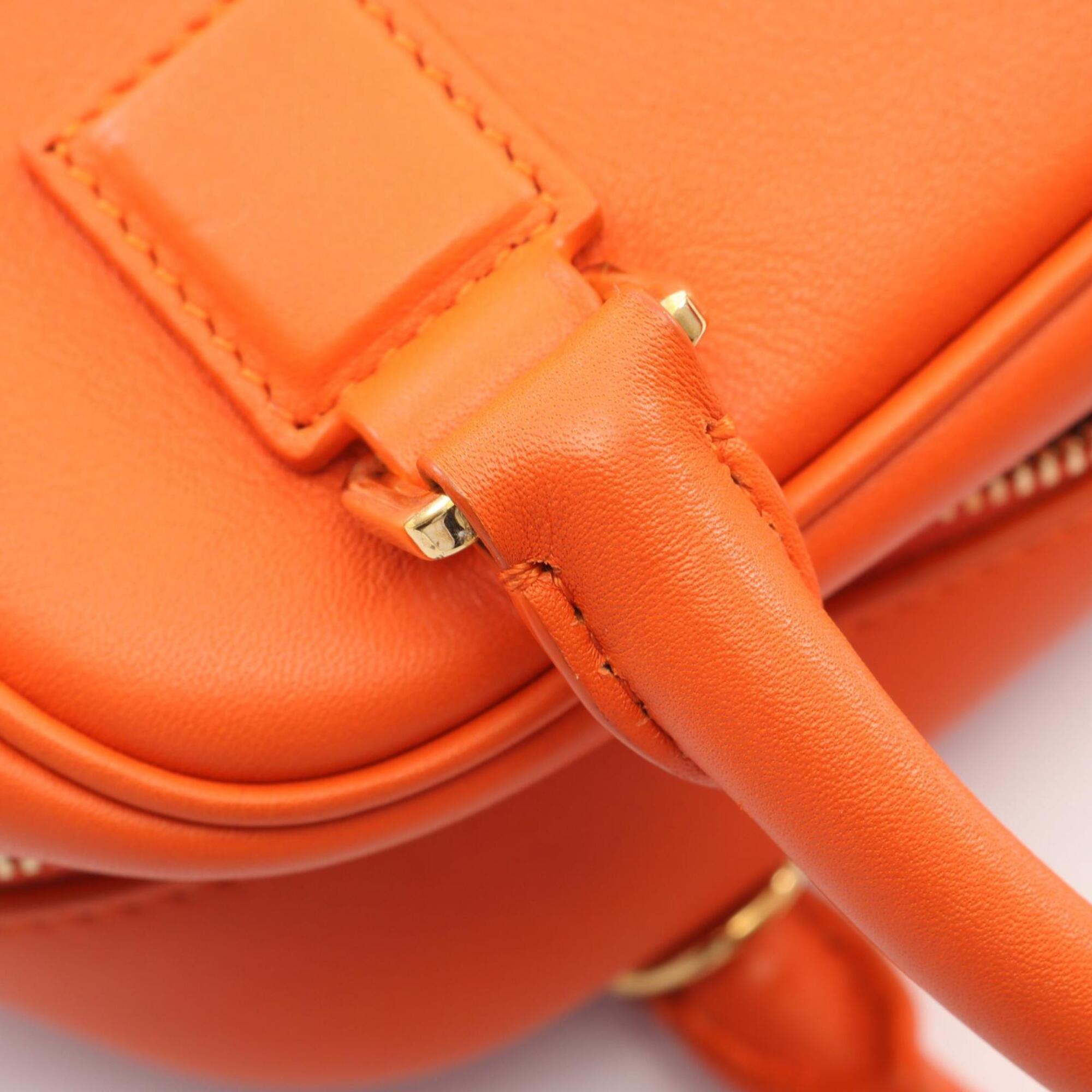 Loewe Orange Leather Handbag (Pre-Owned)