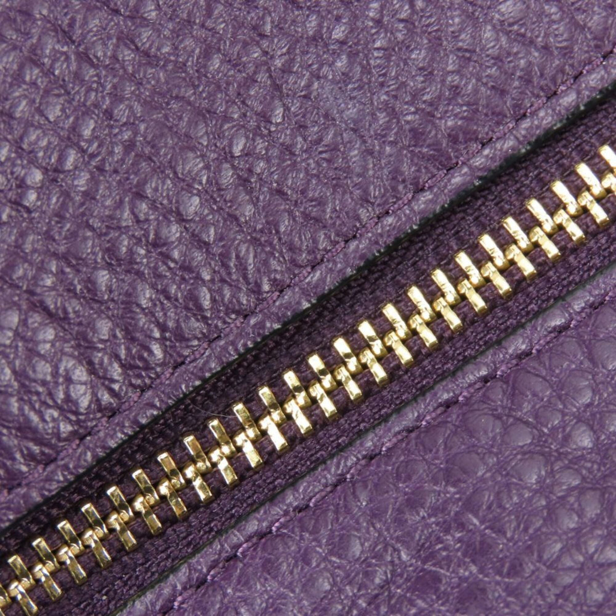 Coach Purple Leather Tote Bag (Pre-Owned)