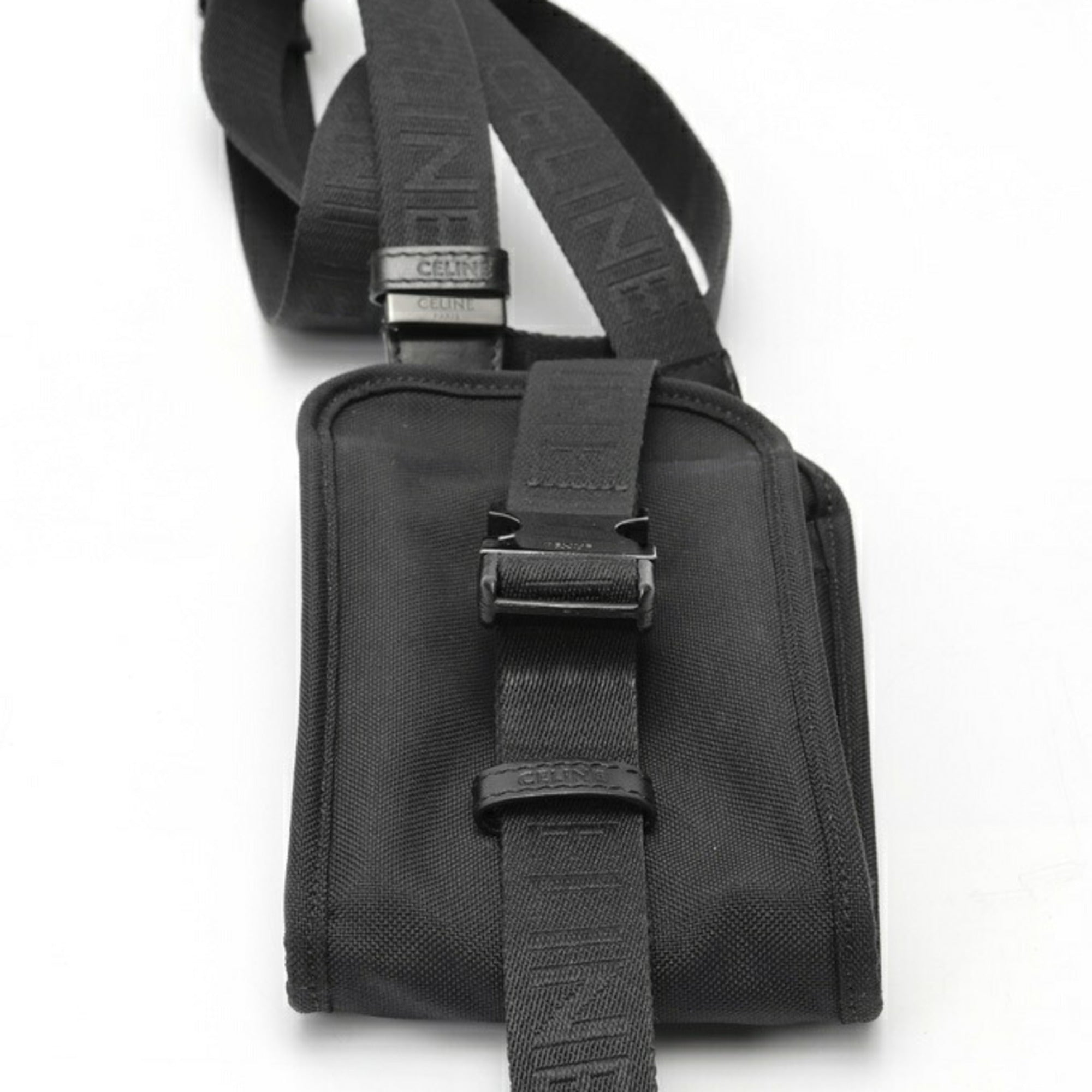 Celine Black Nylon Pouch (Pre-Owned)