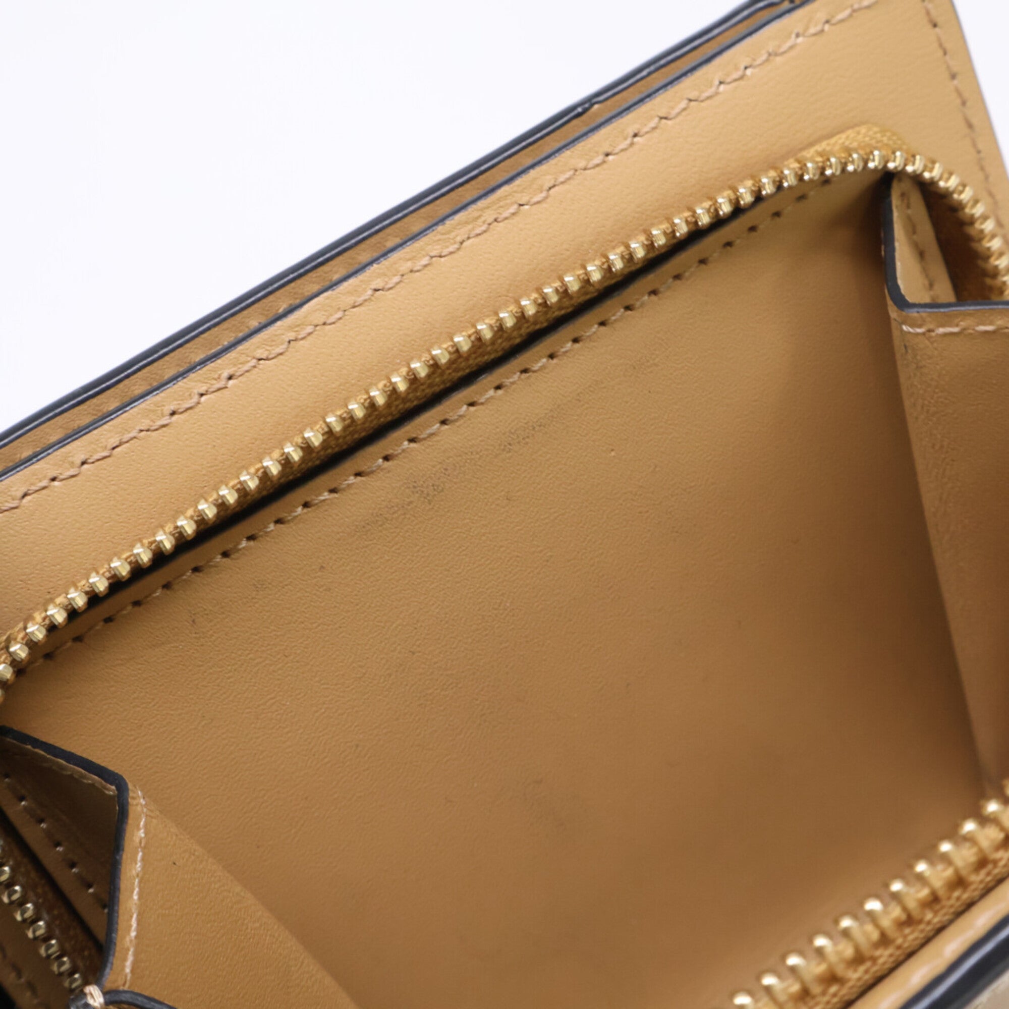 Loewe Beige Leather Wallet (Bi-Fold) (Pre-Owned)
