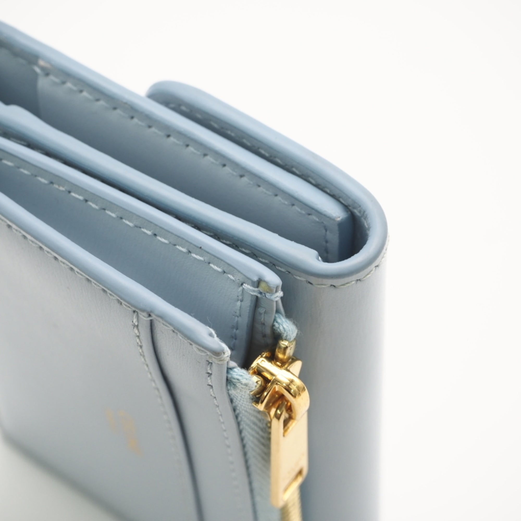 Celine Blue Wallet (Tri-Fold) (Pre-Owned)