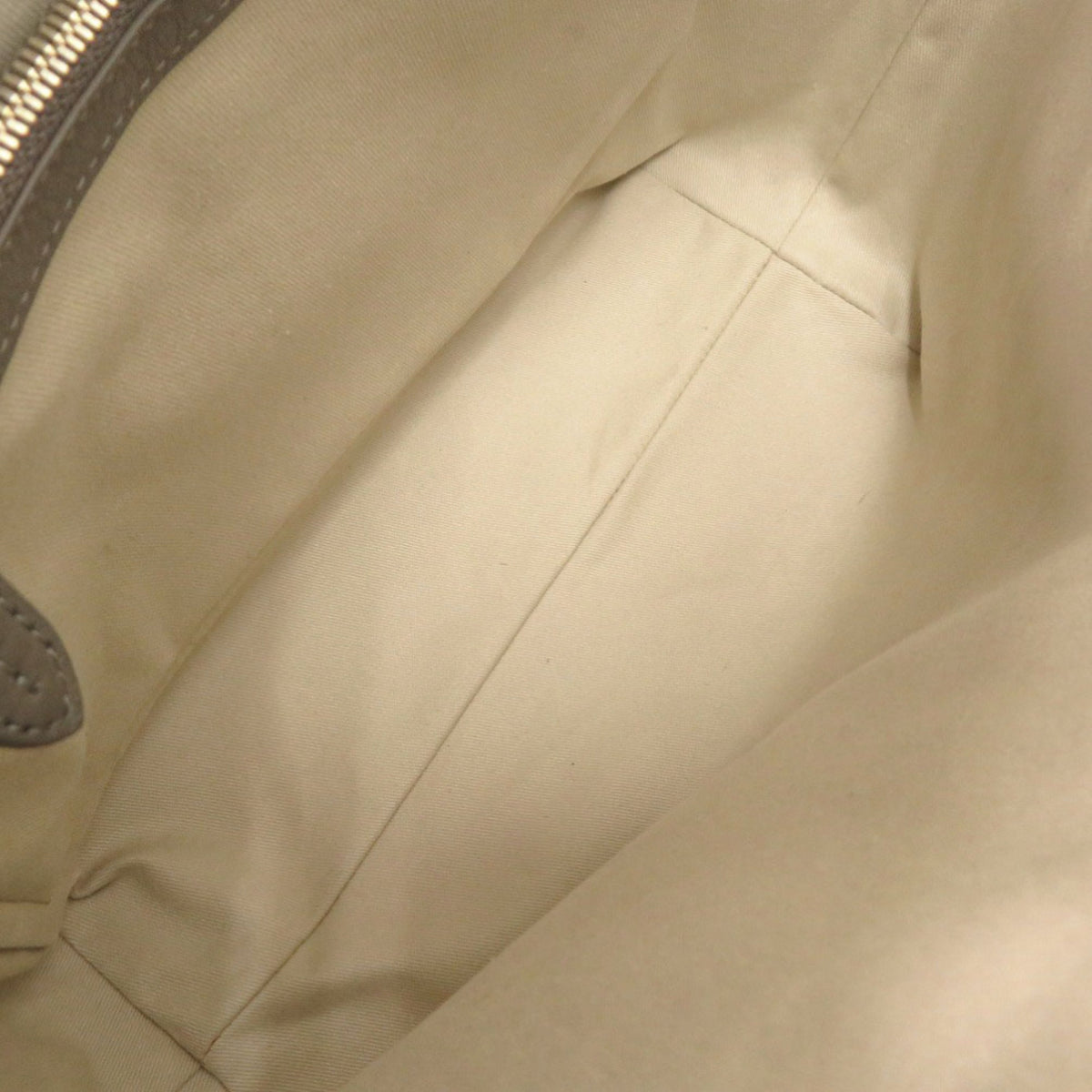 Bally Grayish Leather Tote Bag (Pre-Owned)
